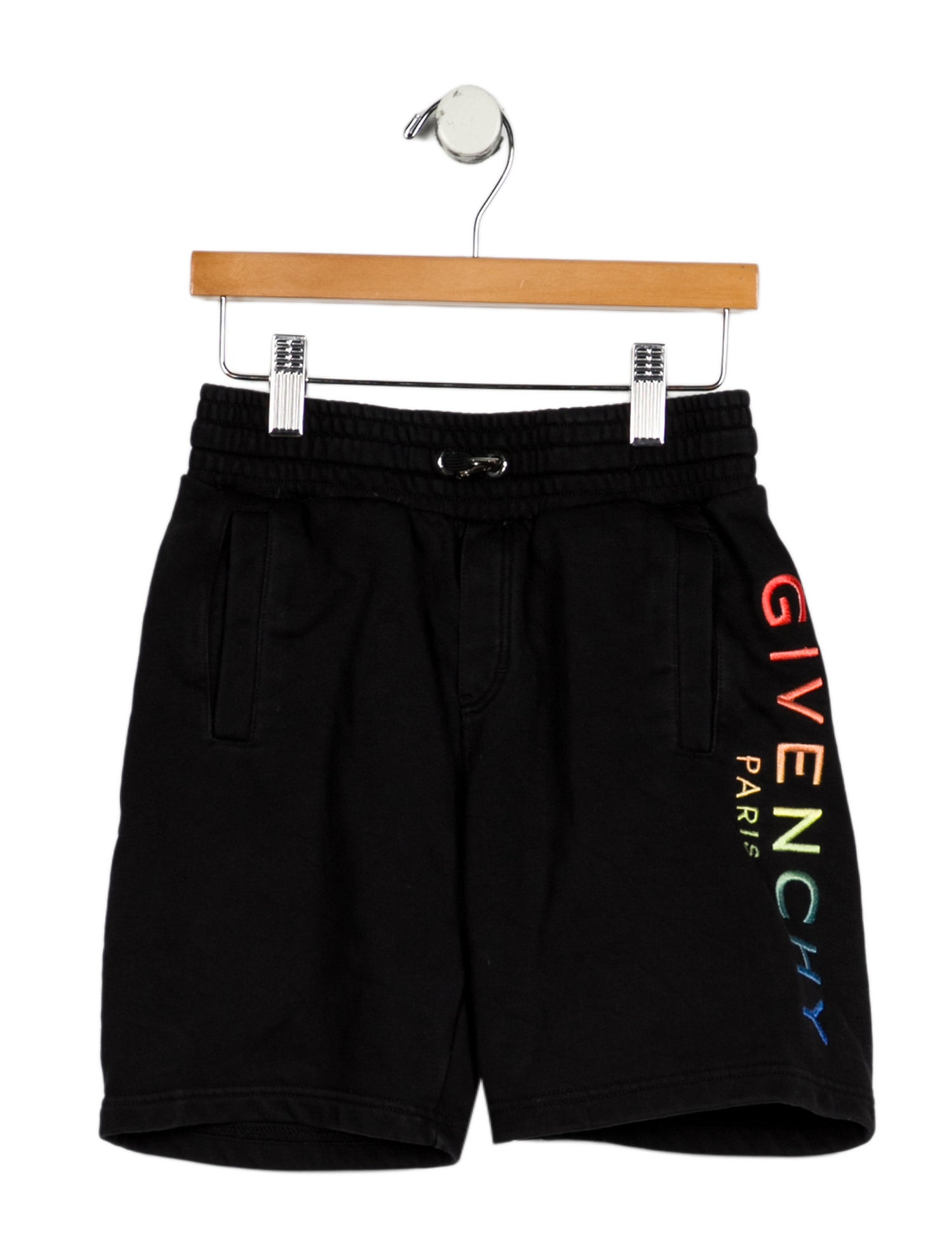 Givenchy Kids Boys Embroidered Shorts
