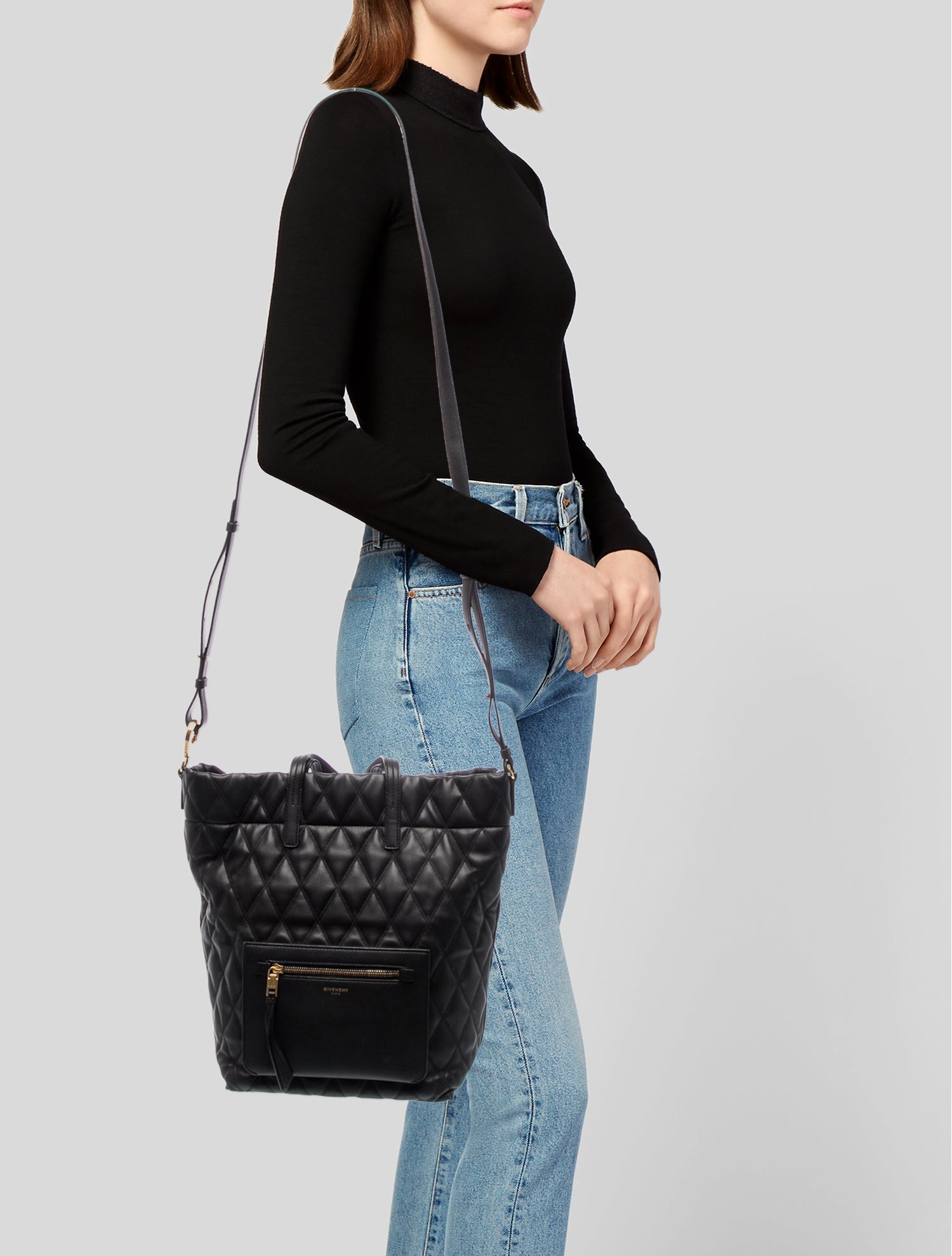 Givenchy Leather Messenger Bag