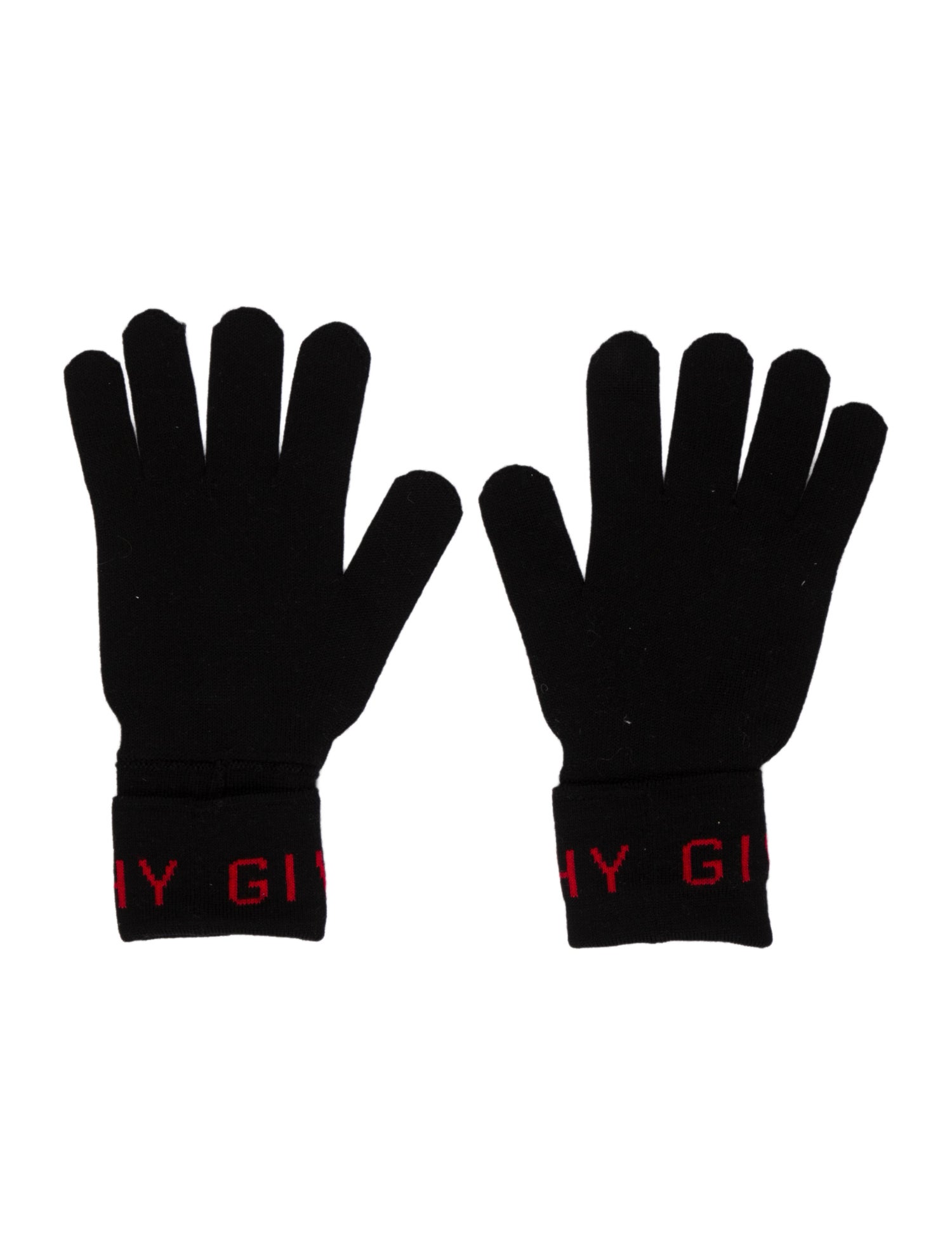 Givenchy Logo Wool Mitten