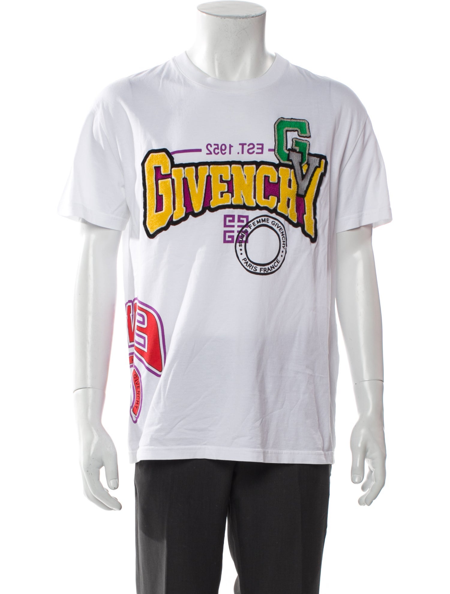 Givenchy Graphic Print Crew Neck T-Shirt