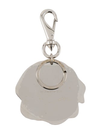 Givenchy Pattern Print Metal Dog Keychain