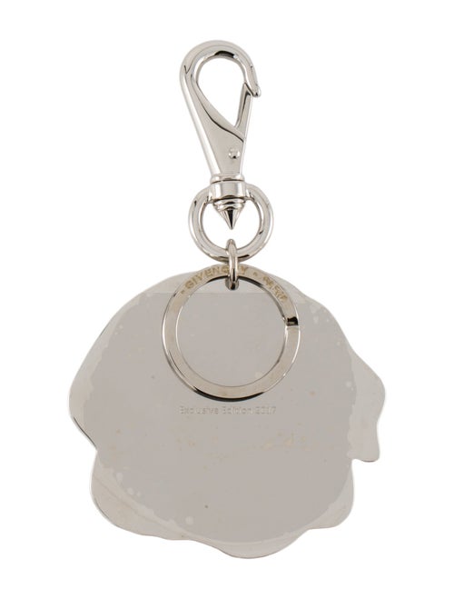 Givenchy Pattern Print Metal Dog Keychain