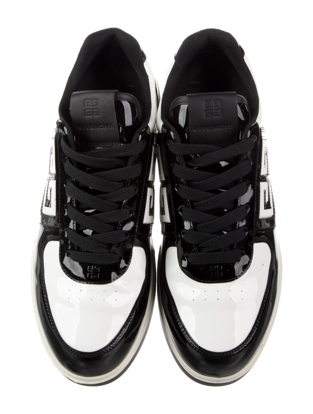 Givenchy Patent Leather Colorblock Pattern Sneake… - image 3