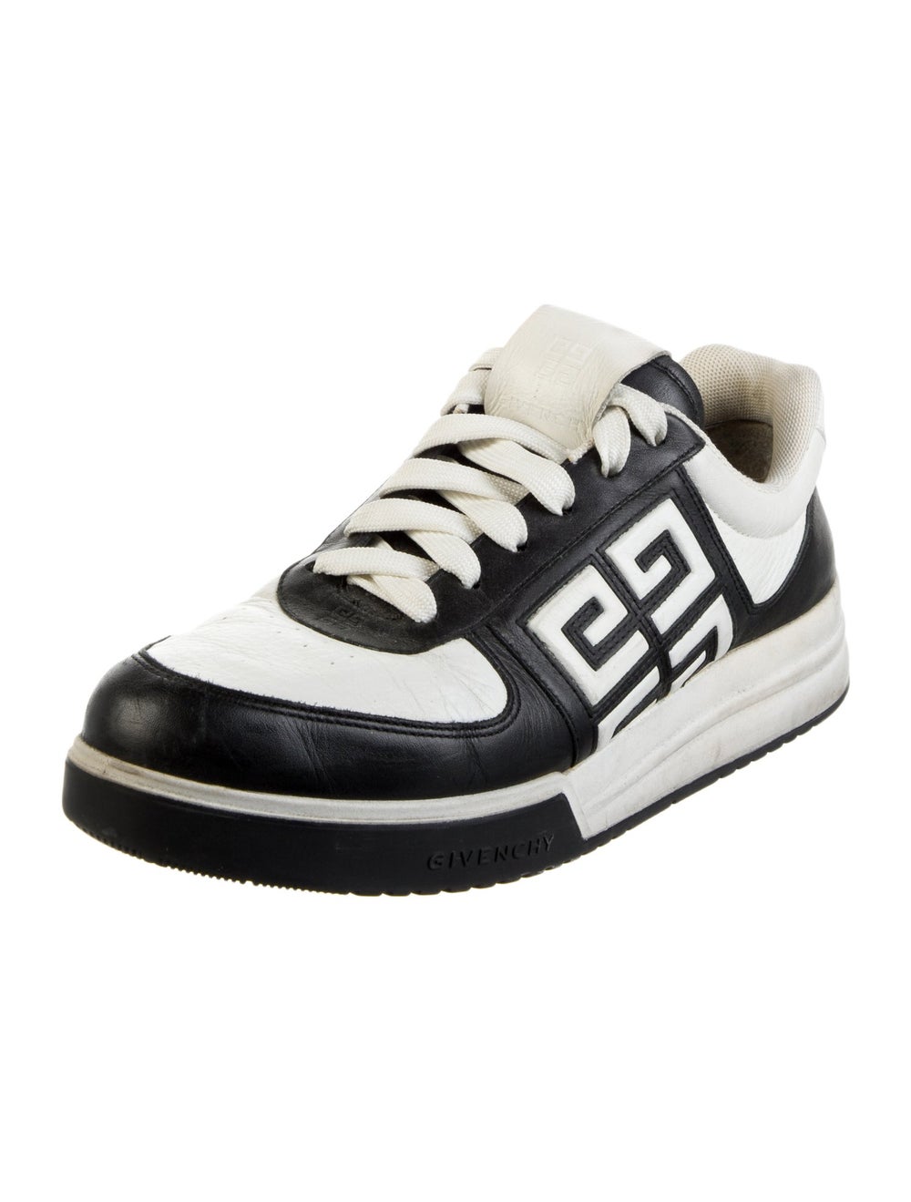 Givenchy Leather Colorblock Pattern Sneakers - image 2