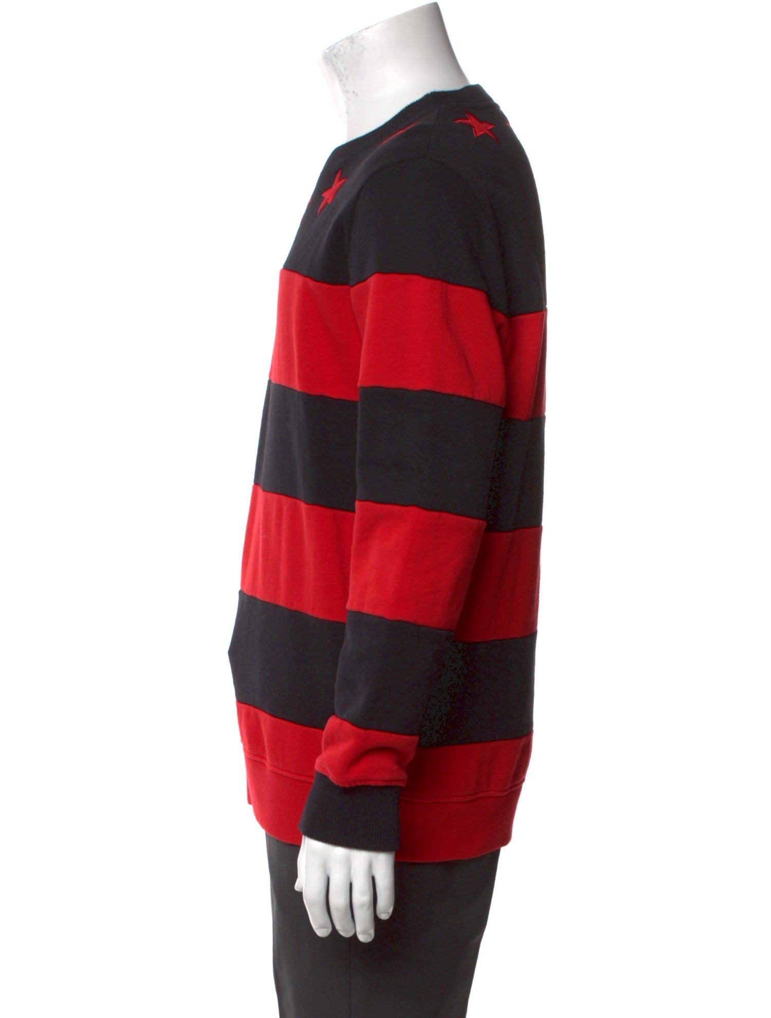 Givenchy Striped Crew Neck Sweatshirt