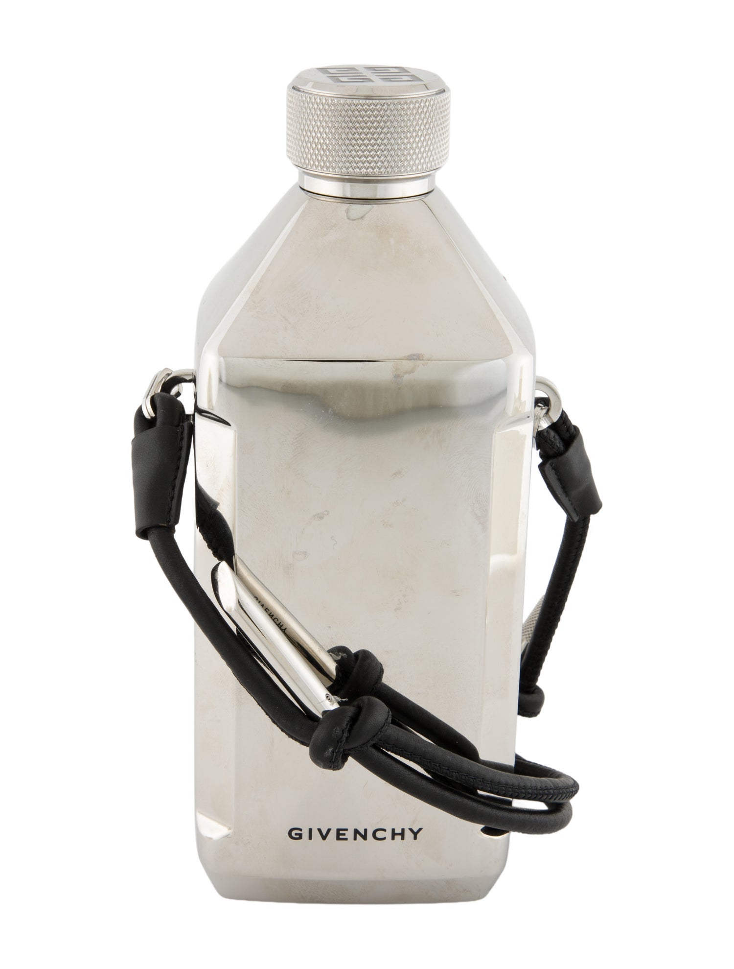 Givenchy Stainless Steel Water Bottle With Shoulder Strap
