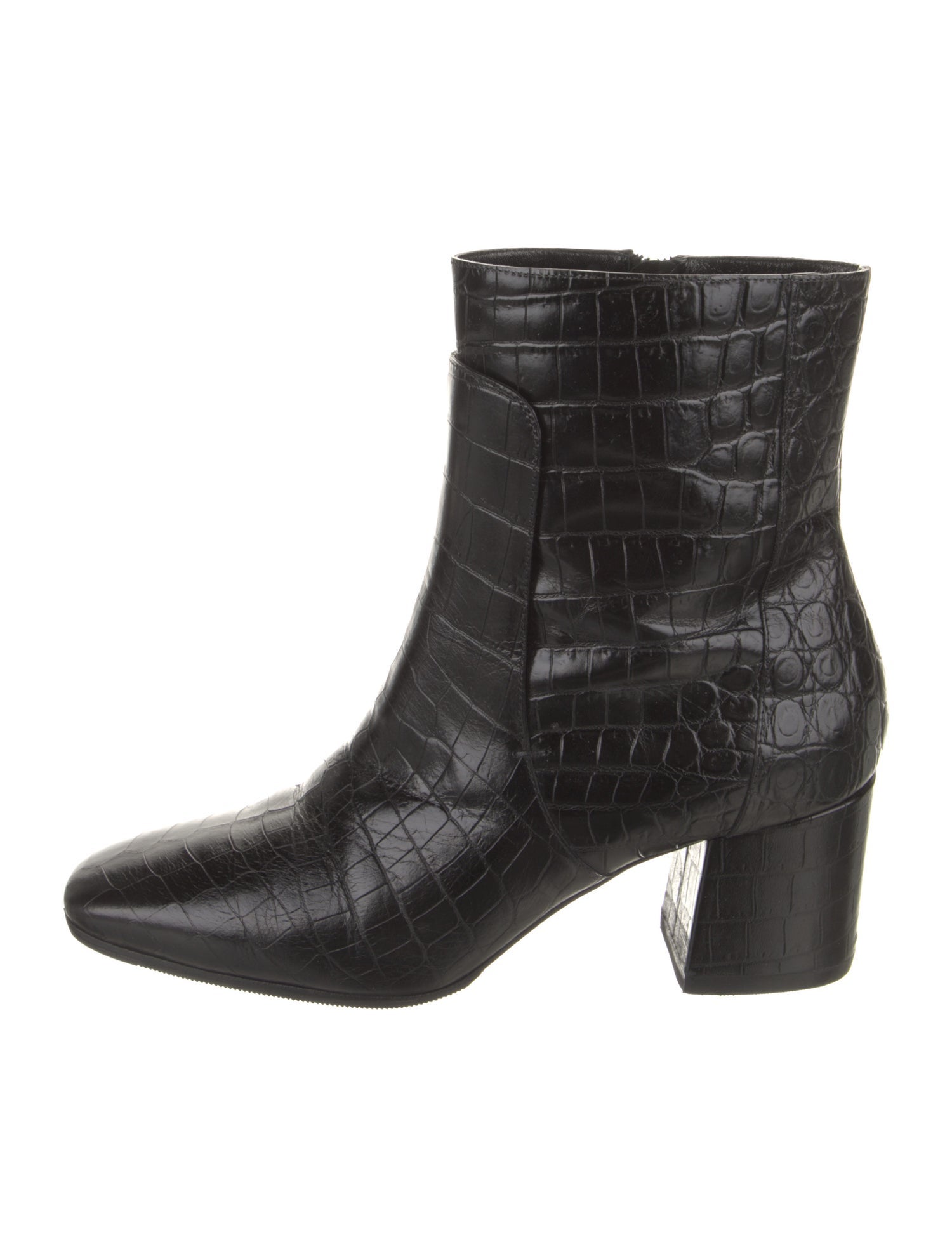 Givenchy Embossed Leather Animal Print Boots