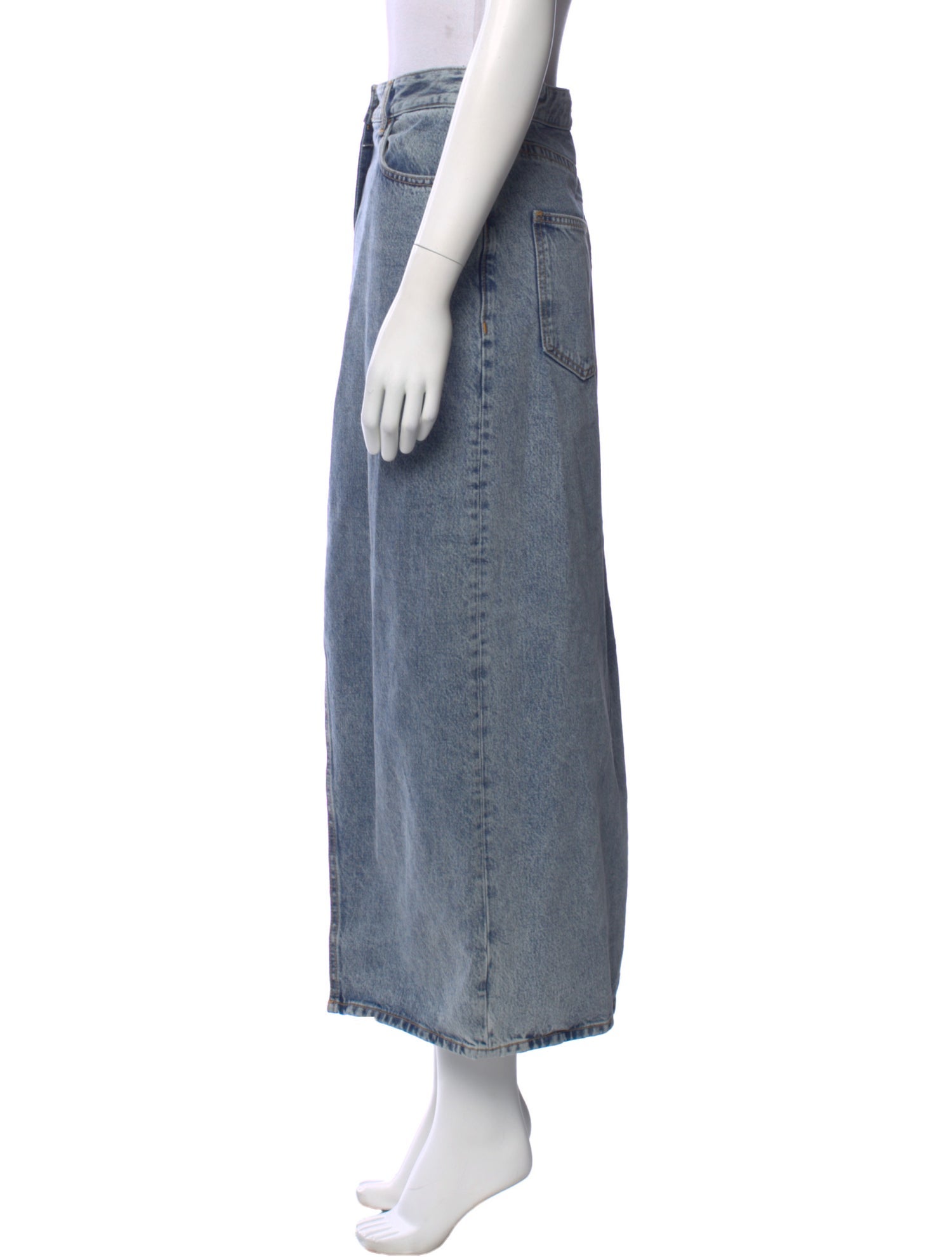 Givenchy Distressed Accents Midi Length Skirt