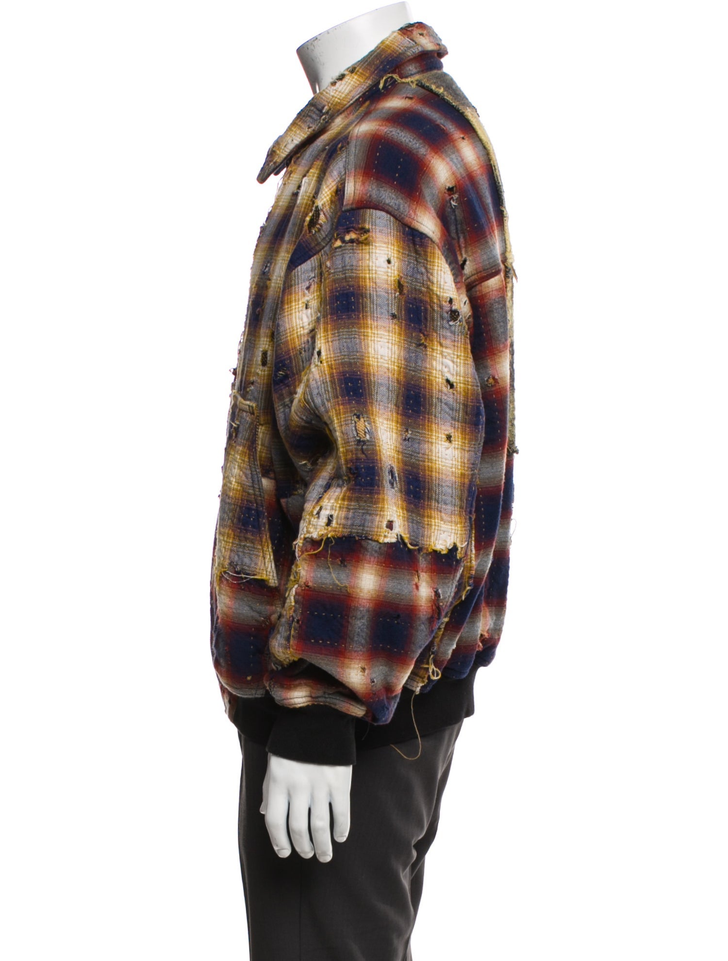 Givenchy Plaid Print Bomber Jacket