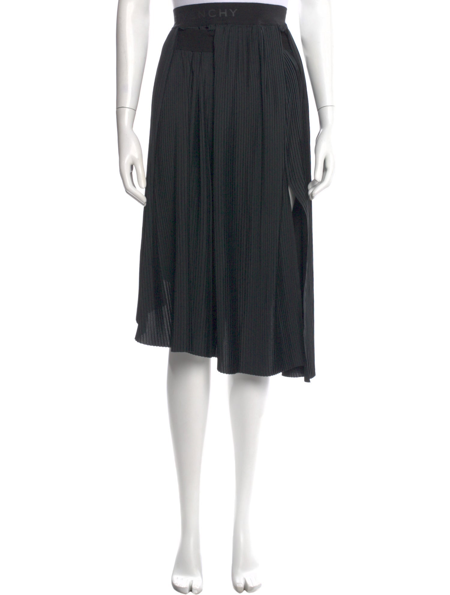 Givenchy Pleated Accents Midi Length Skirt w/ Tags