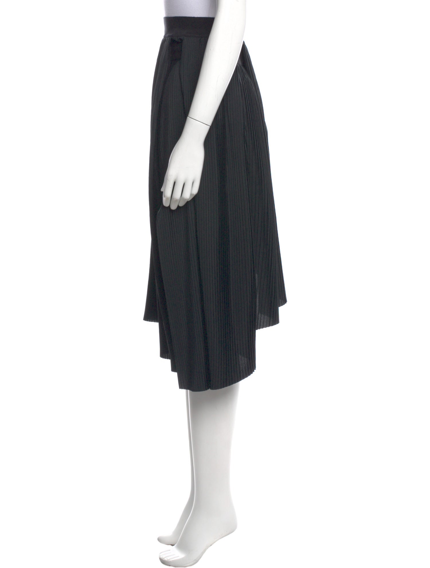 Givenchy Pleated Accents Midi Length Skirt w/ Tags