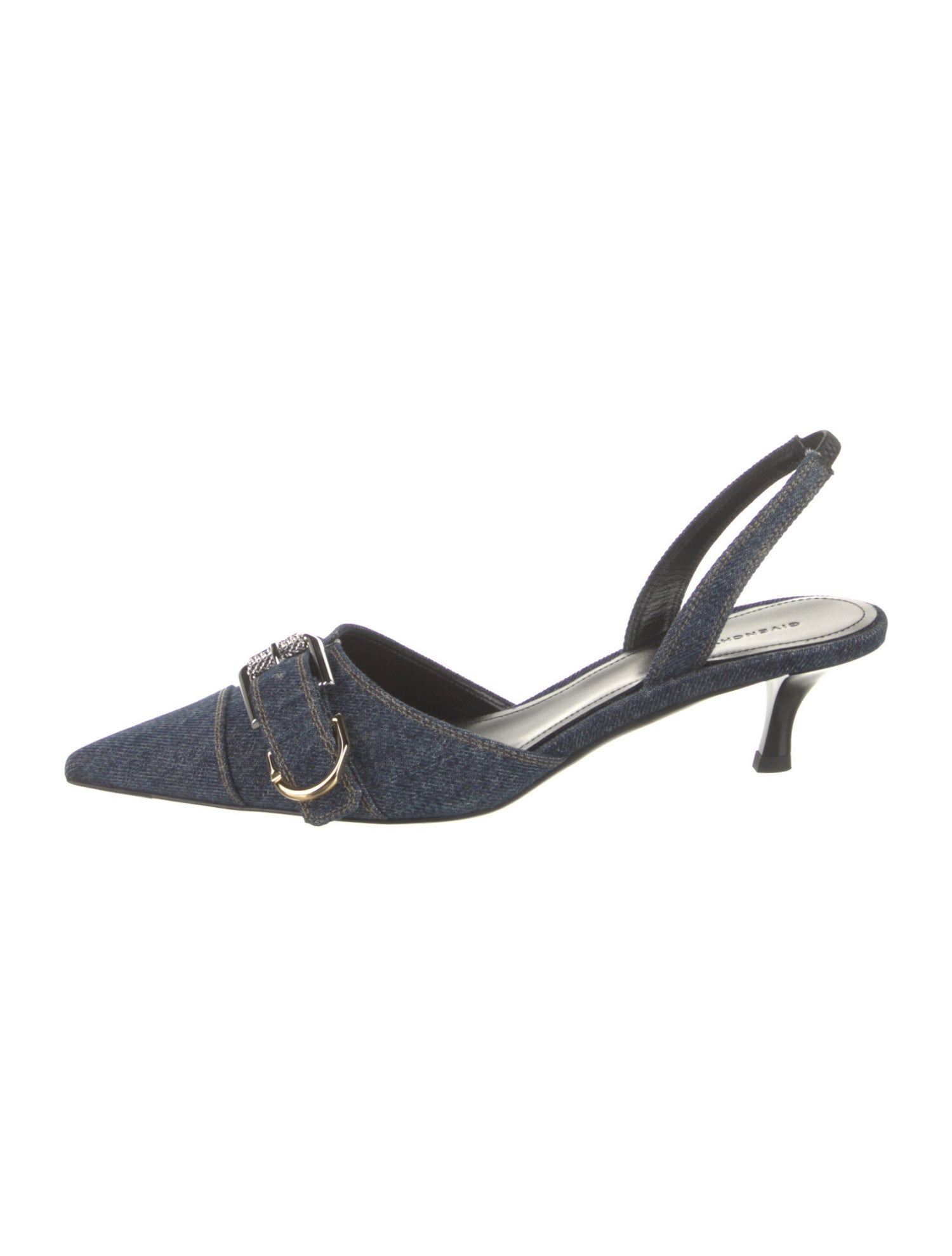 Givenchy Denim Slingback Pumps