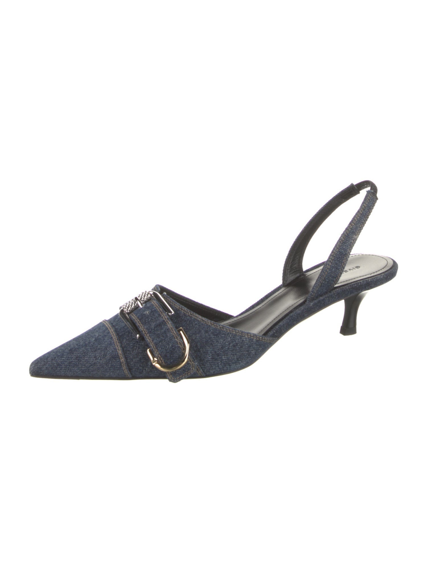 Givenchy Denim Slingback Pumps