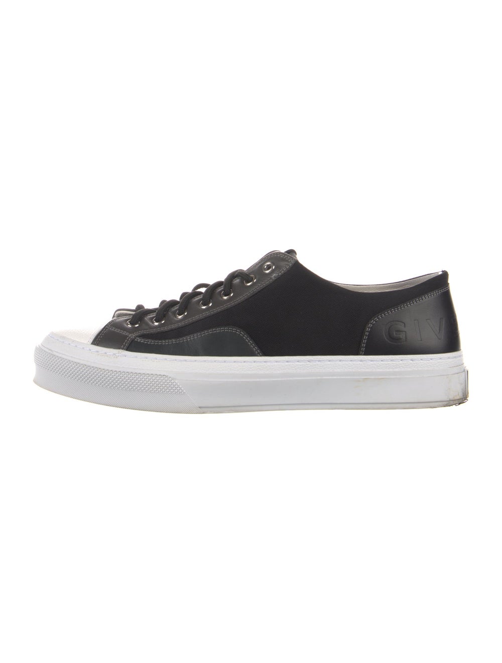 Givenchy Leather Colorblock Pattern Sneakers - image 1