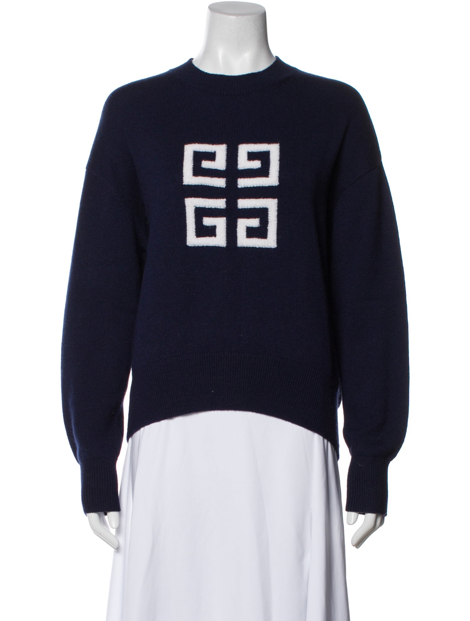 Givenchy Cashmere Graphic Print Sweater