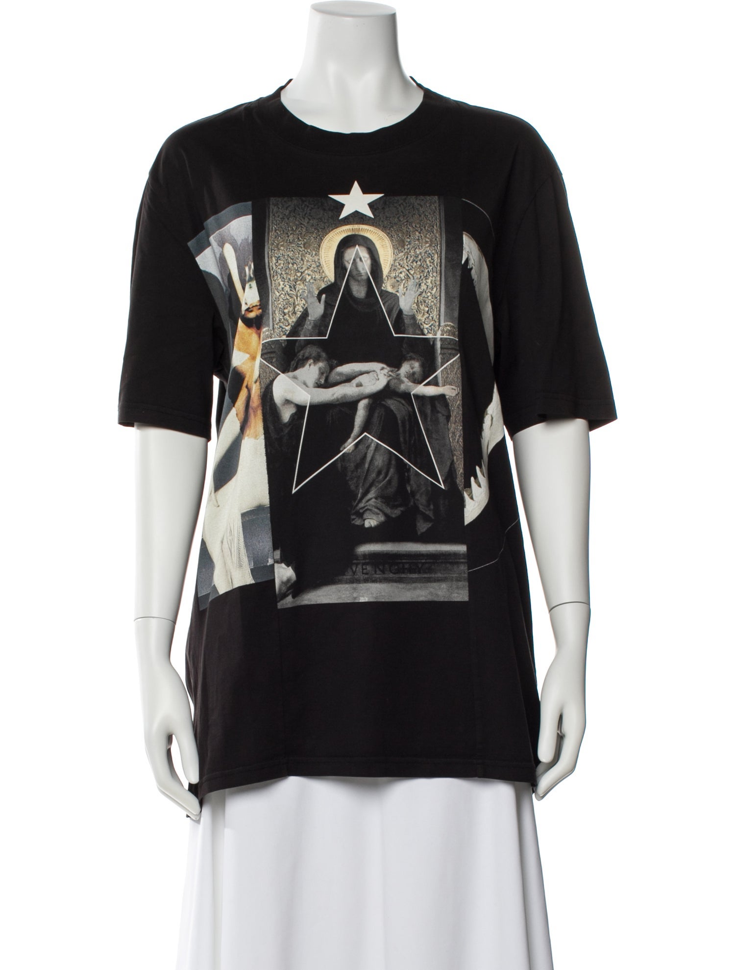 Givenchy Graphic Print Crew Neck T-Shirt