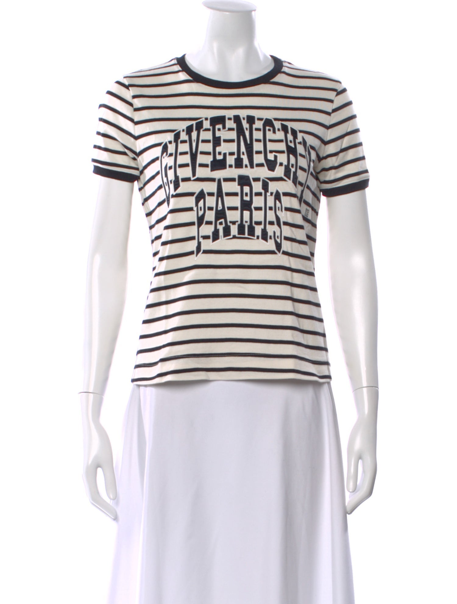 Givenchy Striped Crew Neck T-Shirt
