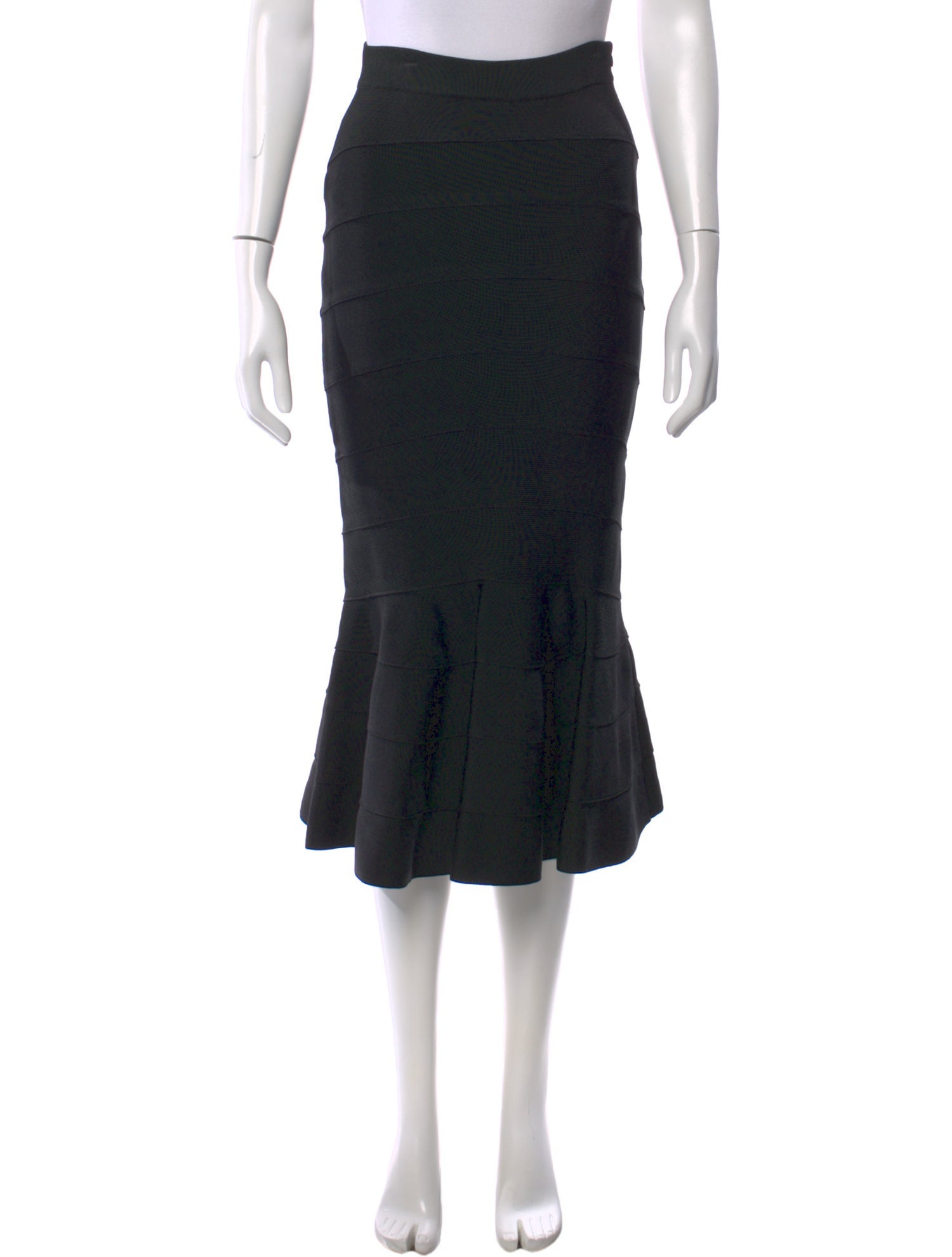 Givenchy Ruffle Embellishment Midi Length Skirt