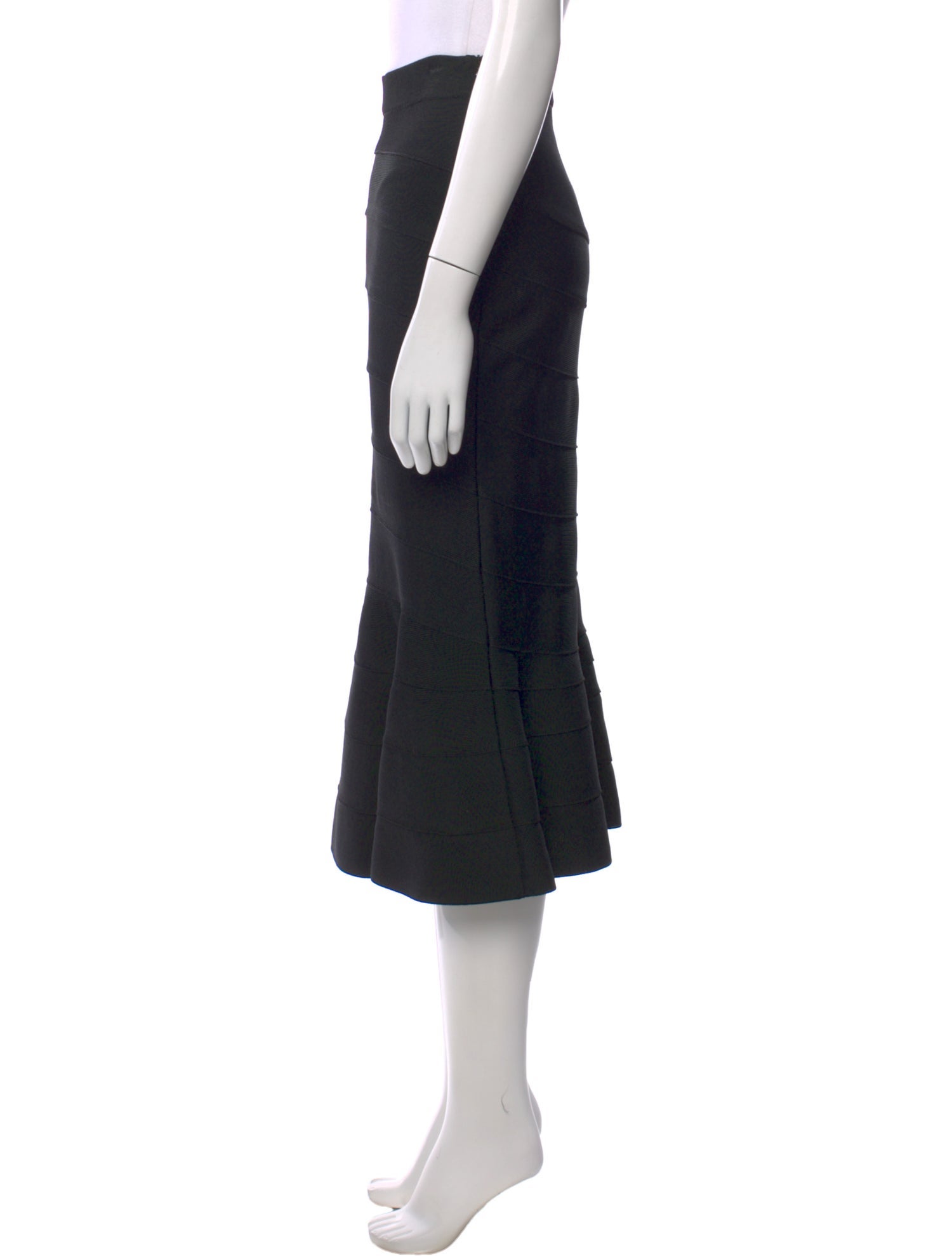 Givenchy Ruffle Embellishment Midi Length Skirt