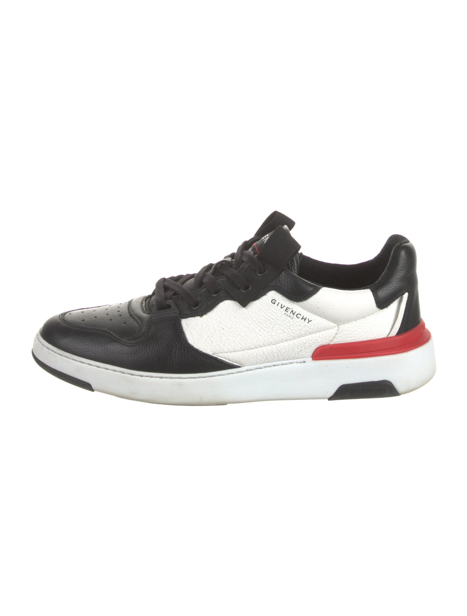 Givenchy Leather Colorblock Pattern Sneakers