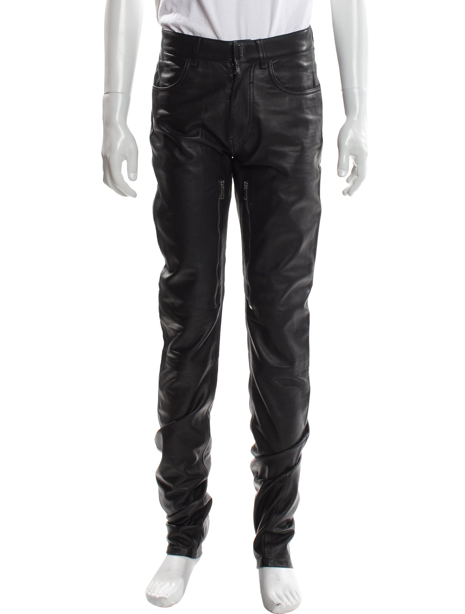 Givenchy Lamb Leather Moto Pants