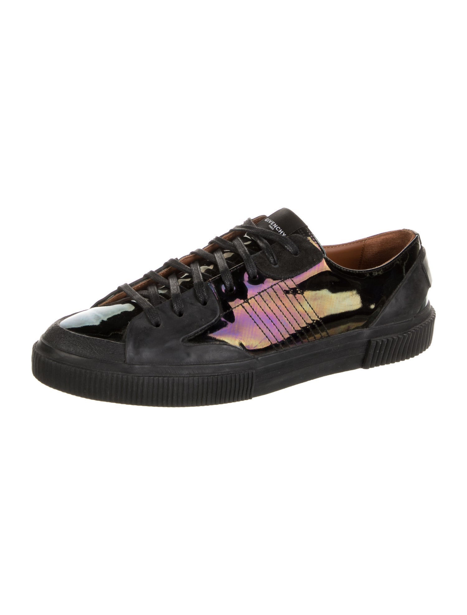 Givenchy Patent Leather Printed Sneakers