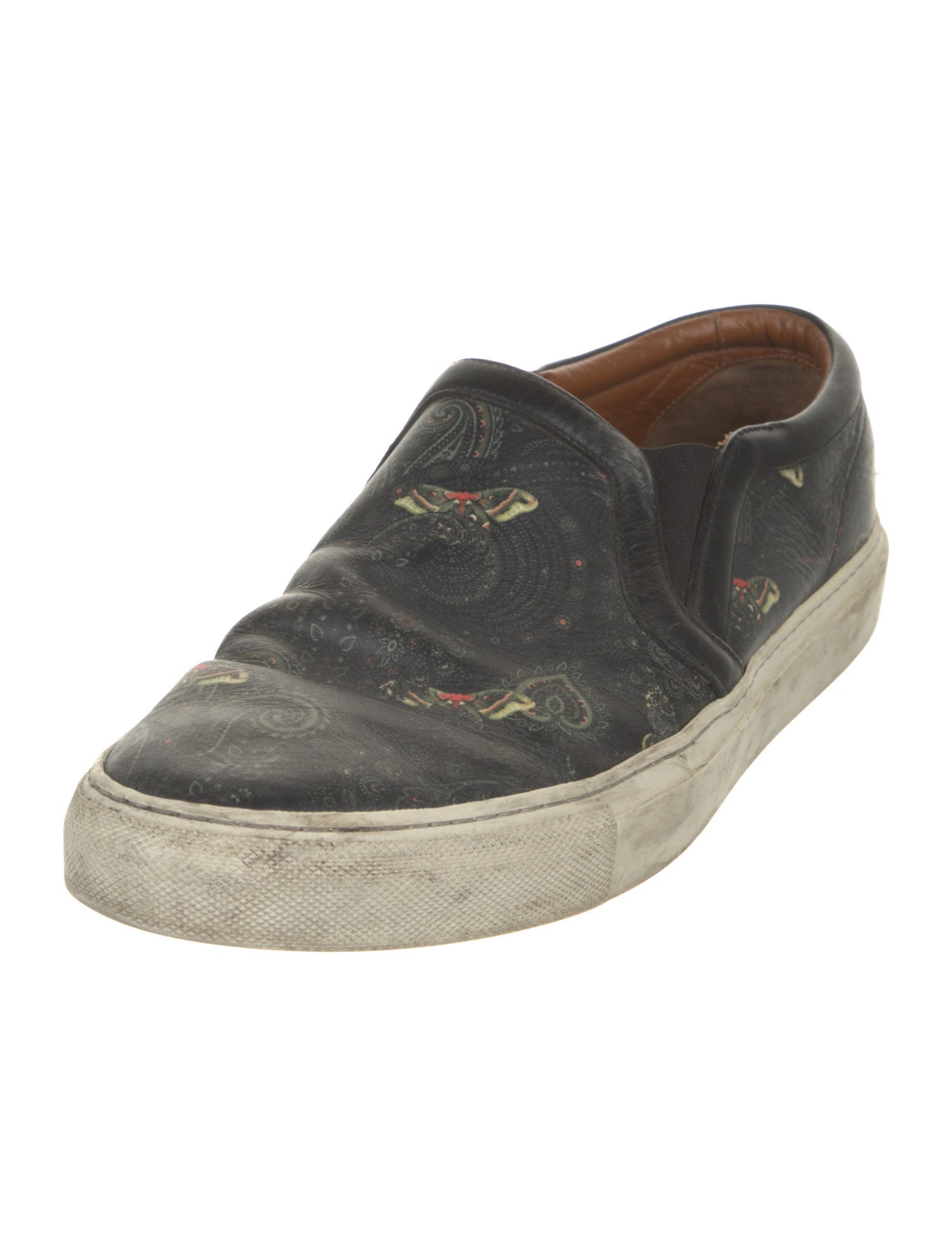 Givenchy Leather Printed Boat Shoes