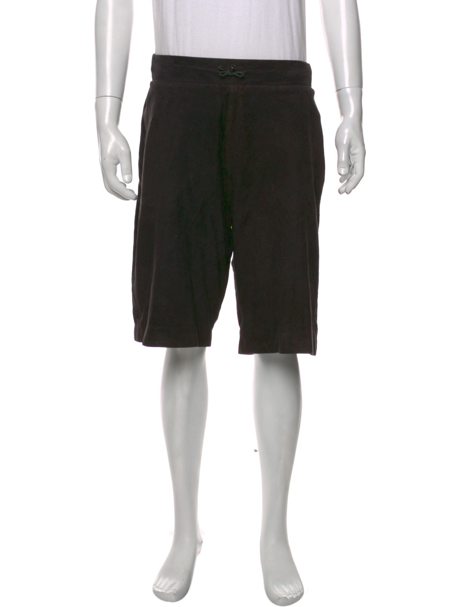 Givenchy Goat Leather Jogger Shorts