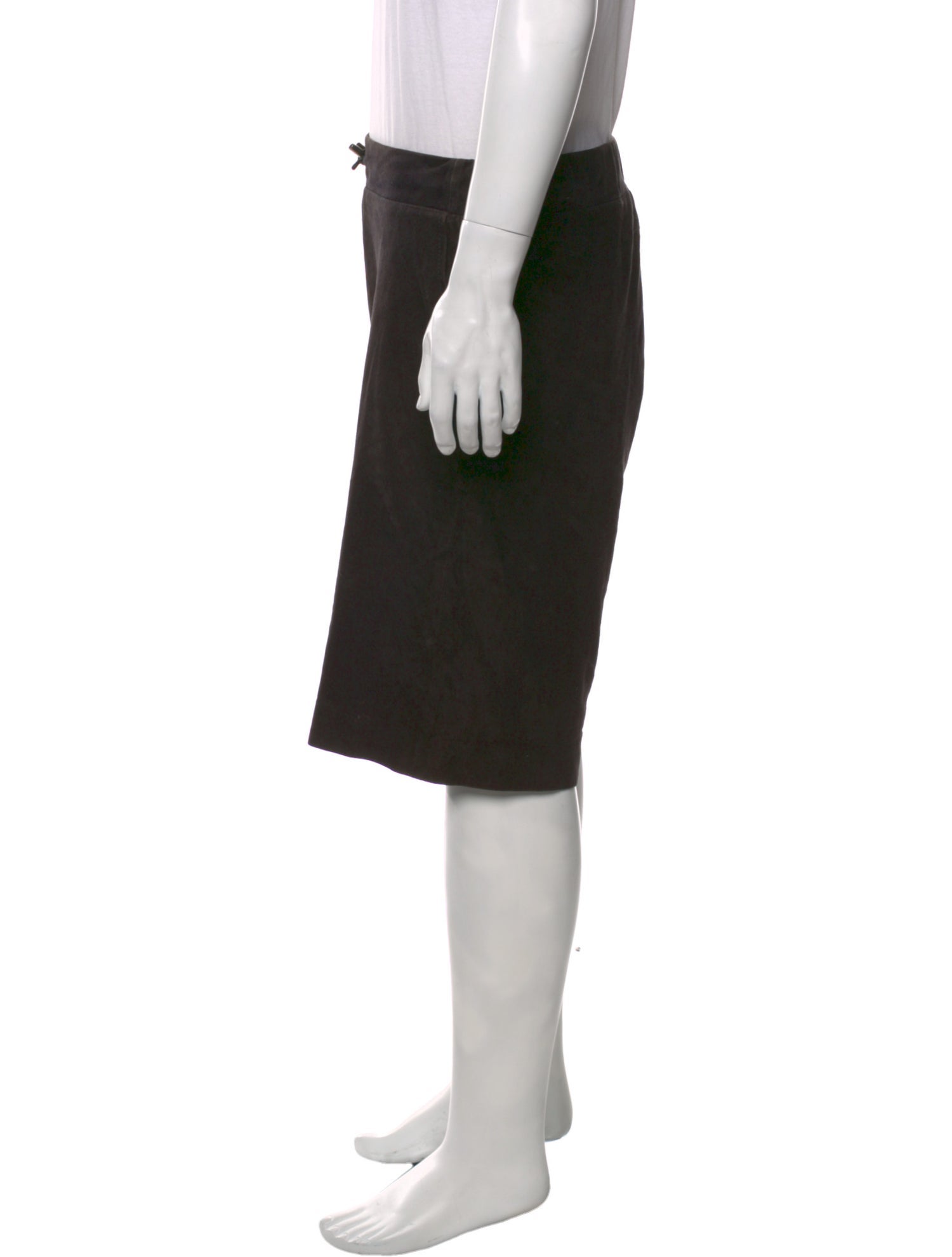 Givenchy Goat Leather Jogger Shorts