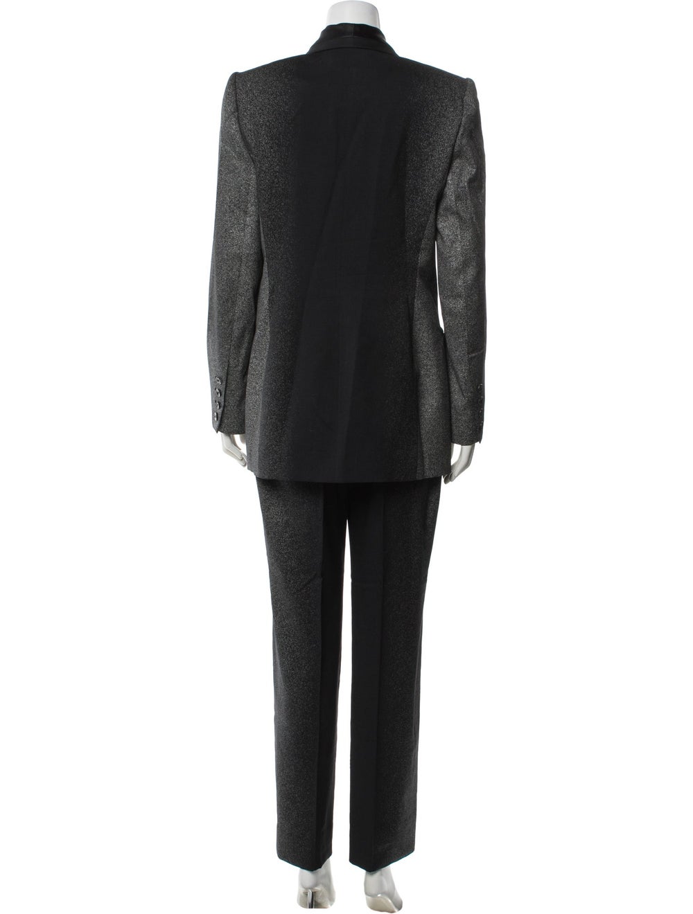 Givenchy Wool Colorblock Pattern Pantsuit - image 3