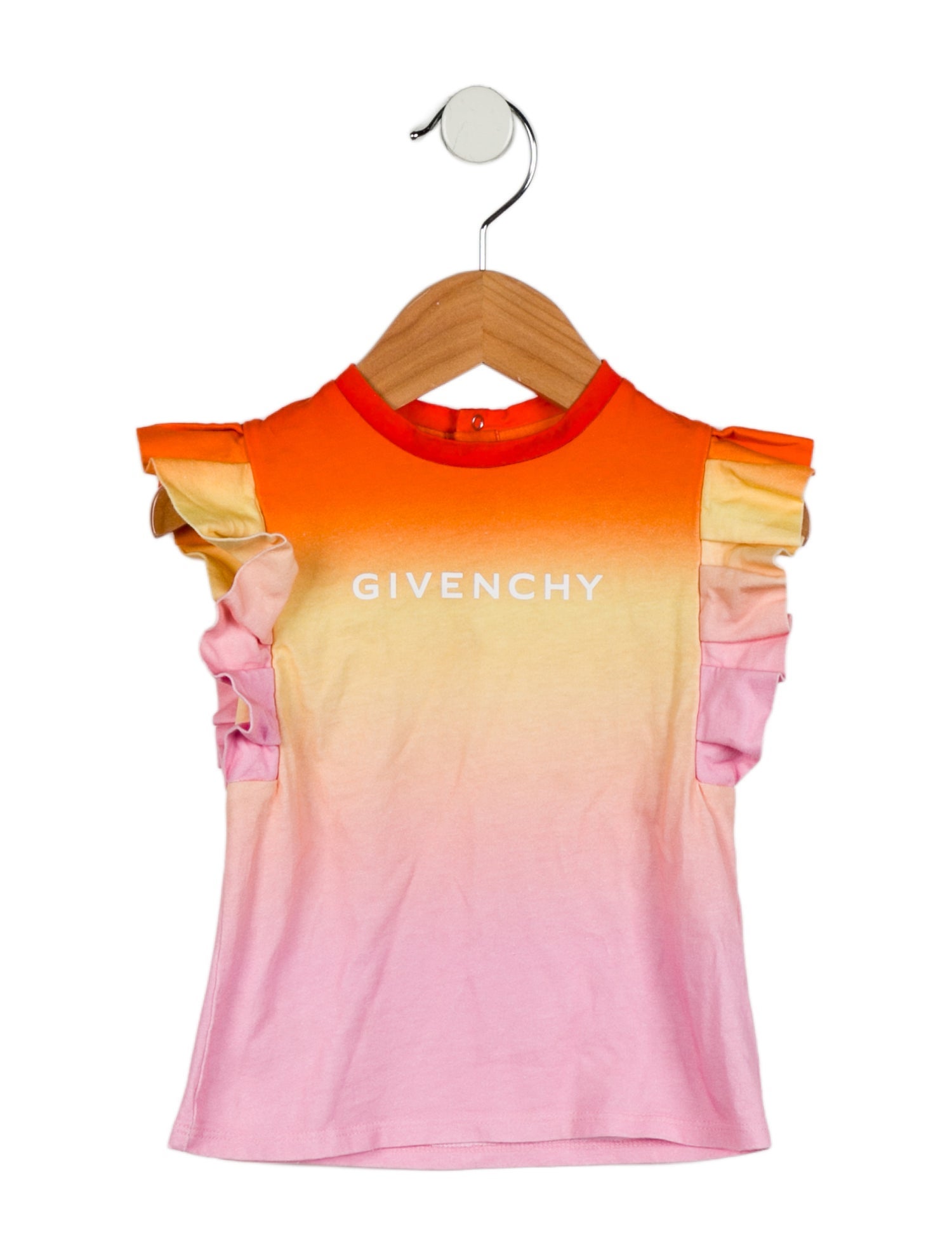 Givenchy Girls' Sleeveless Ruffle Top