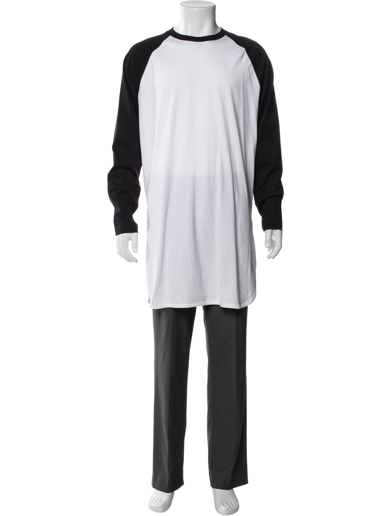 Givenchy Colorblock Pattern Scoop Neck Henley