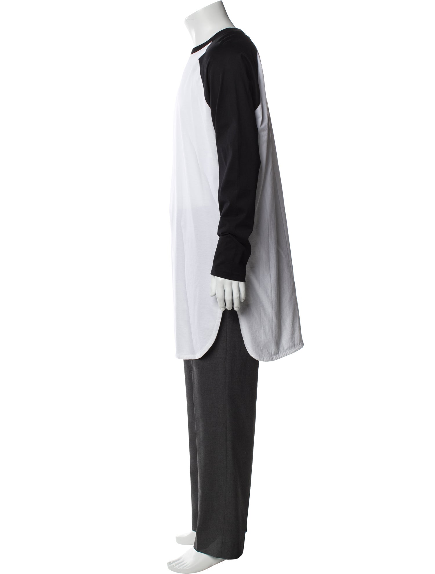 Givenchy Colorblock Pattern Scoop Neck Henley
