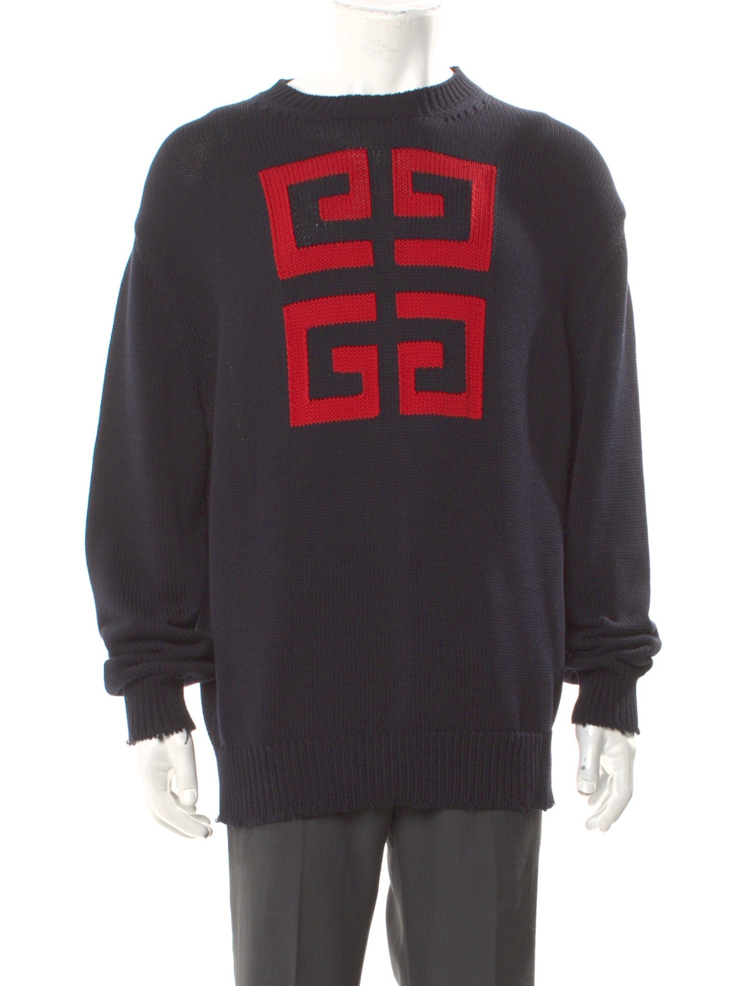 Givenchy Signature Logo Graphic Print Pullover