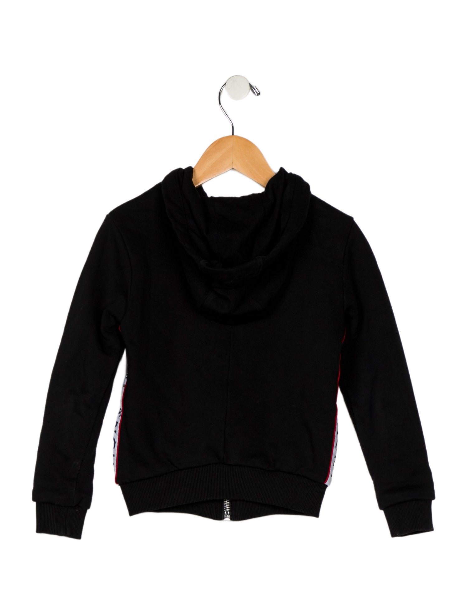Givenchy Boys Pattern Printed Zip-Up Hoodie