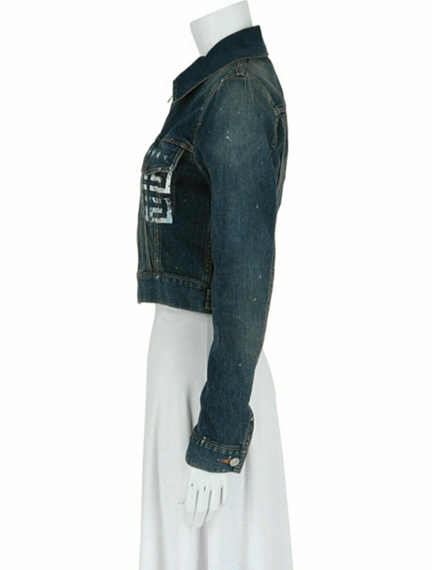 Givenchy Graphic Print Denim Jacket w/ Tags