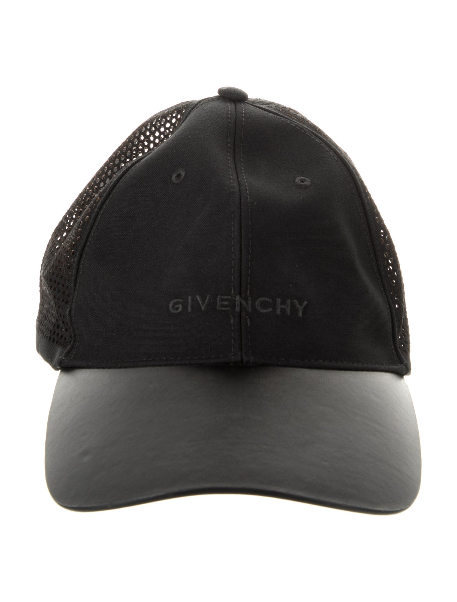 Givenchy Leather Trim Baseball Cap