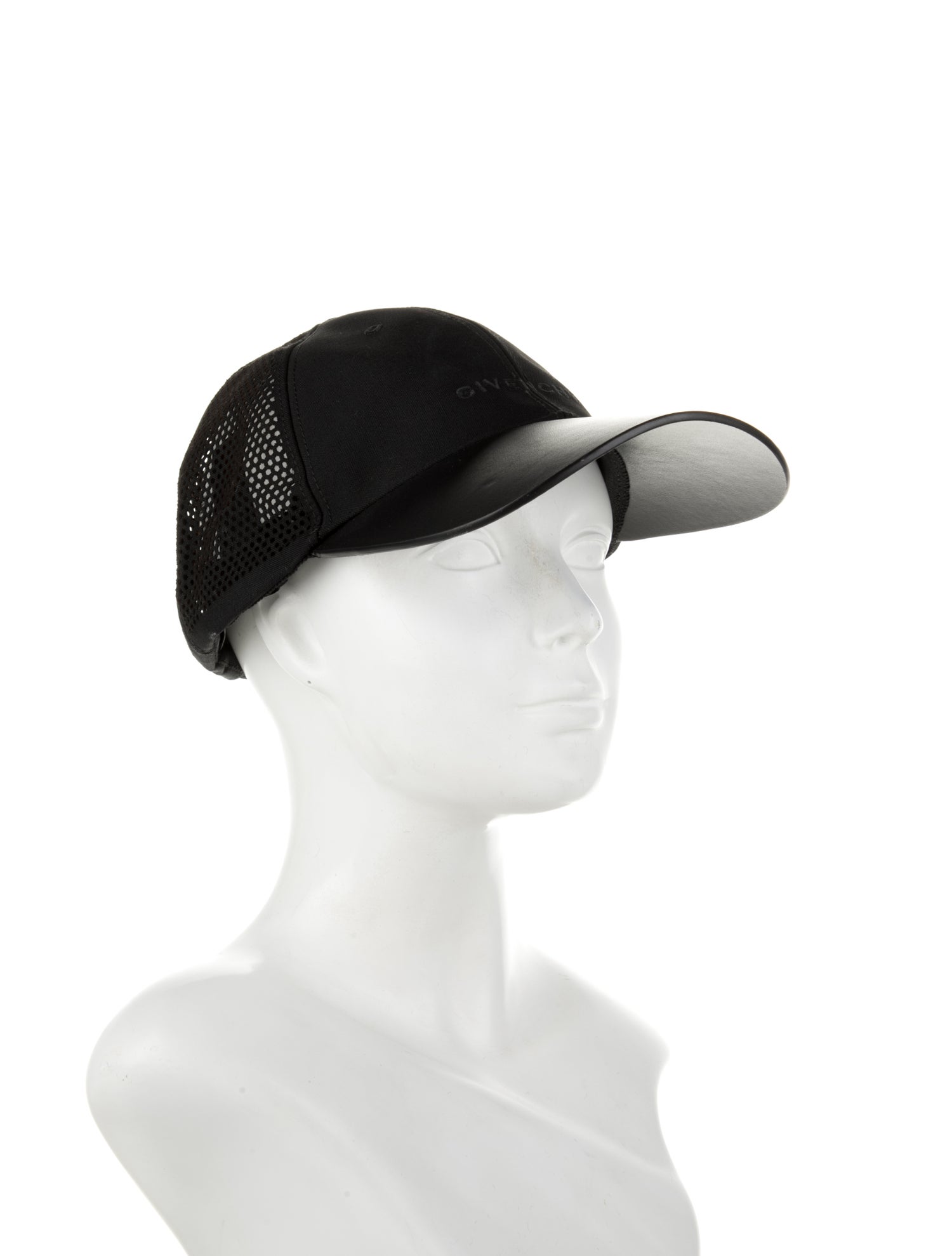 Givenchy Leather Trim Baseball Cap