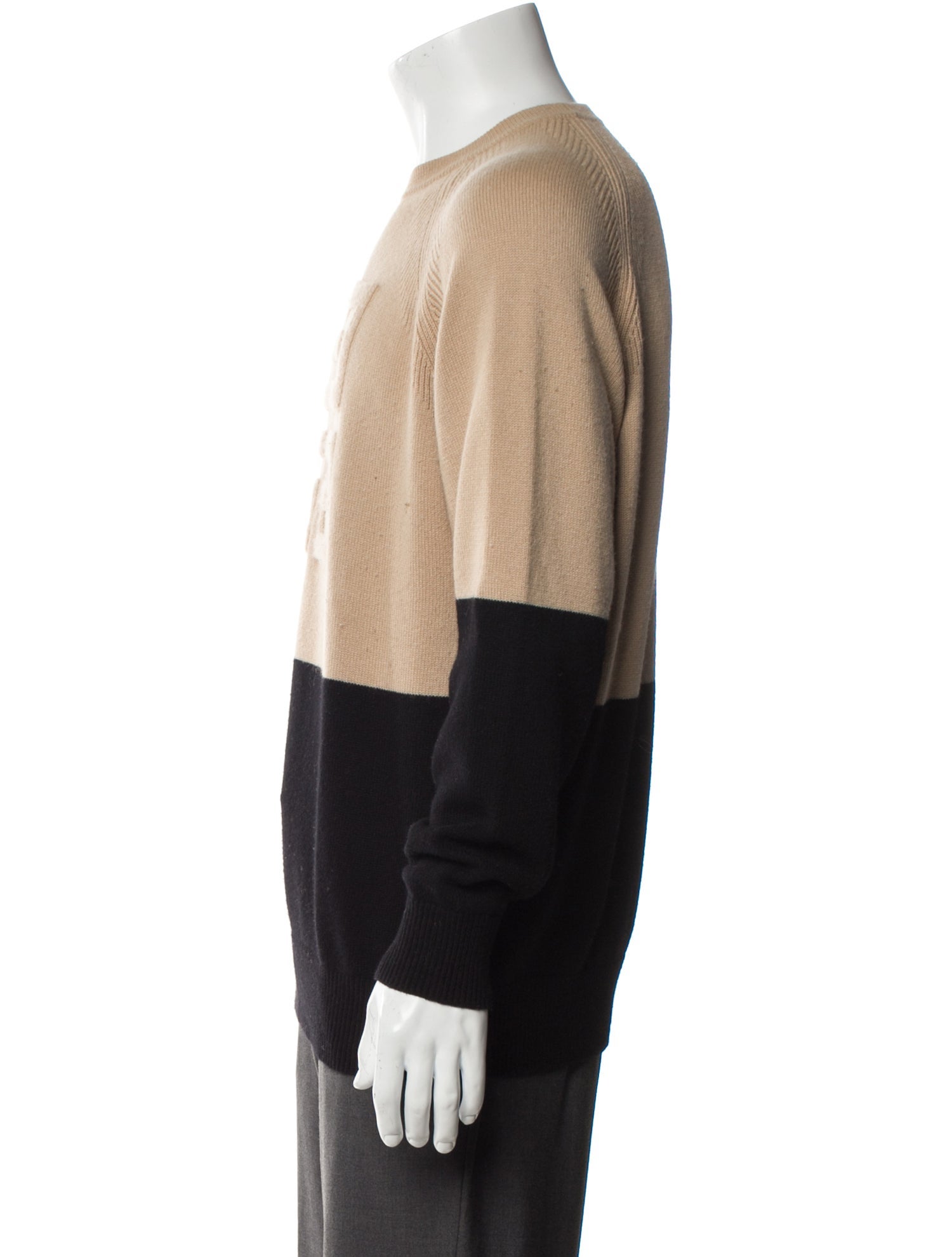 Givenchy Cashmere Colorblock Pattern Pullover
