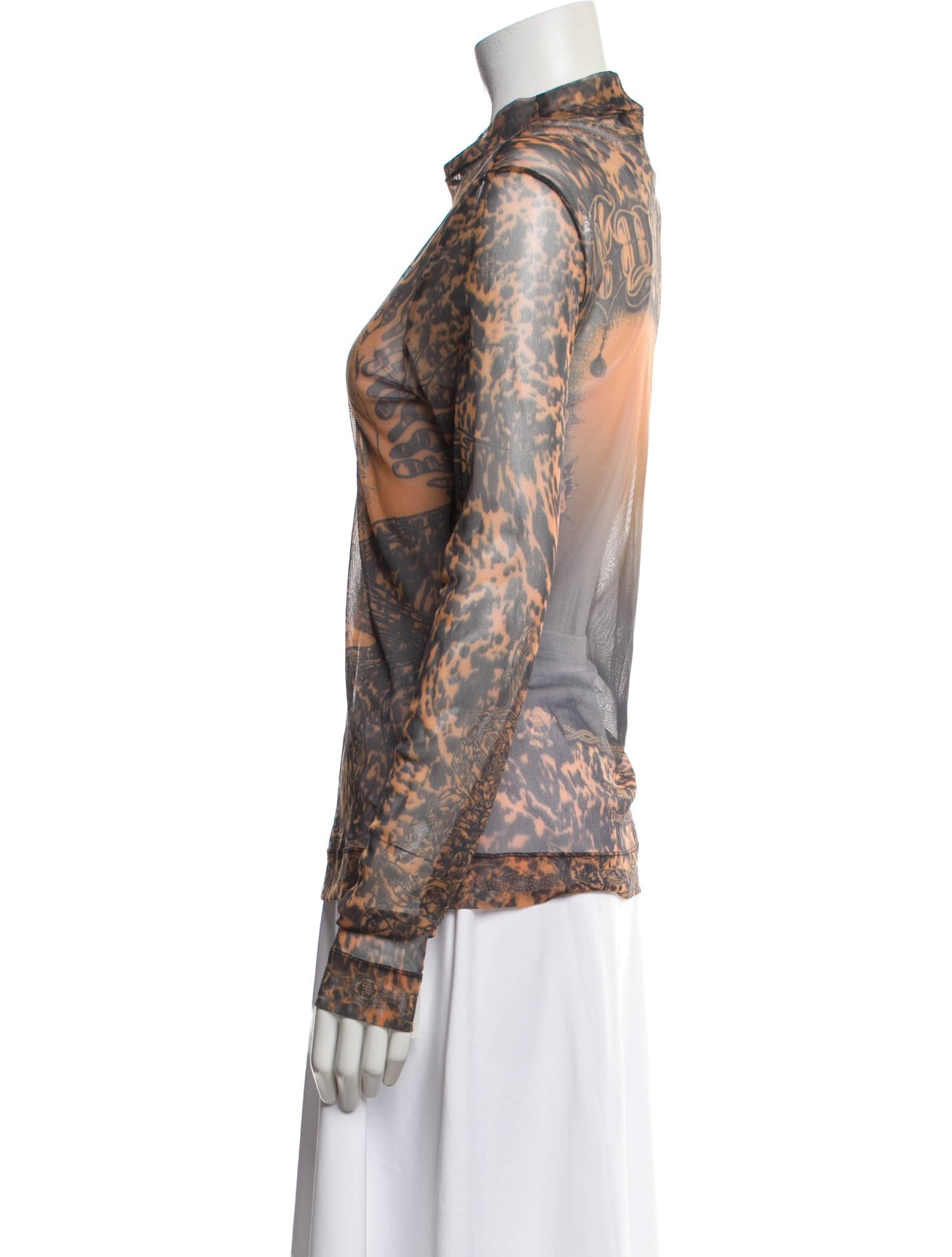 Givenchy Printed Turtleneck Pullover