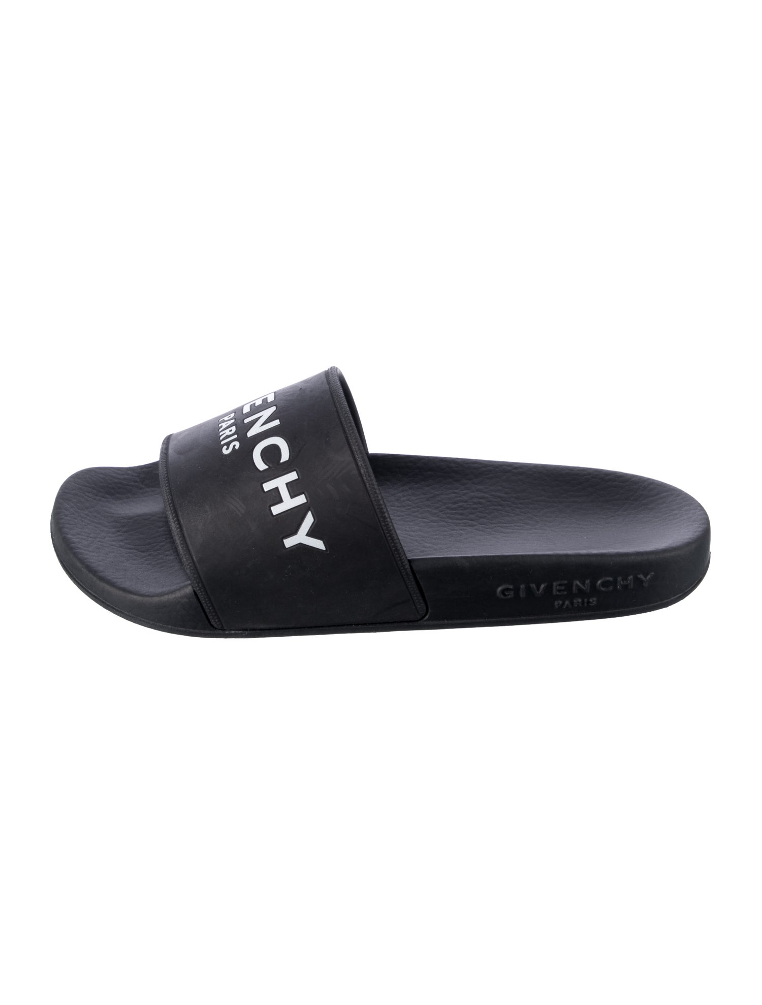 Givenchy Black and white patterned slides