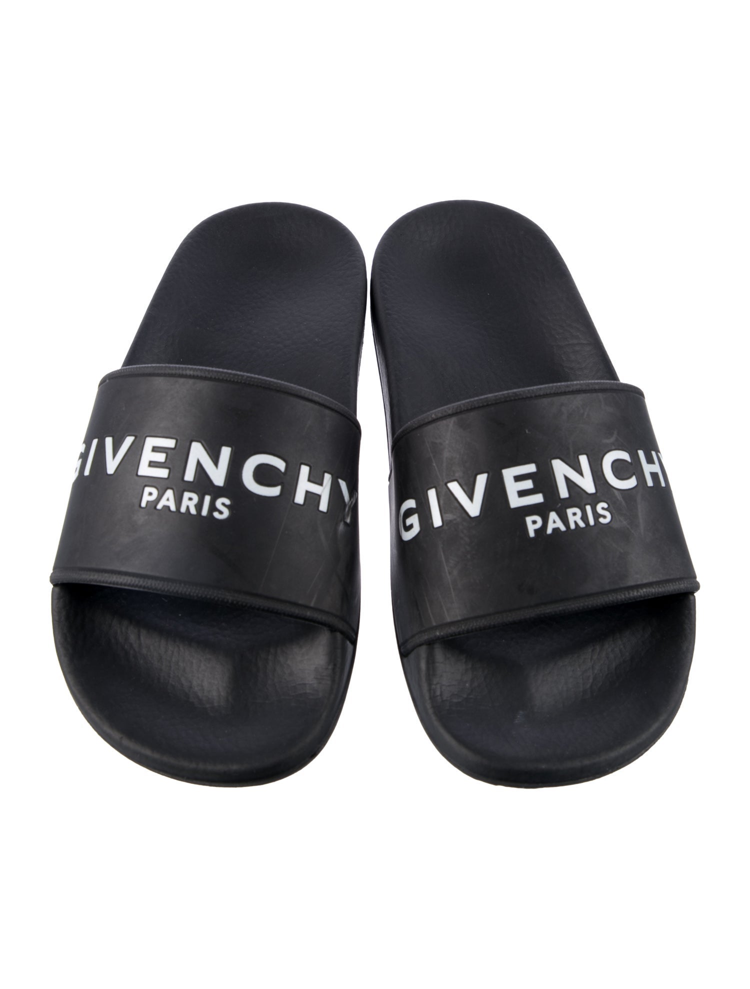 Givenchy Black and white patterned slides