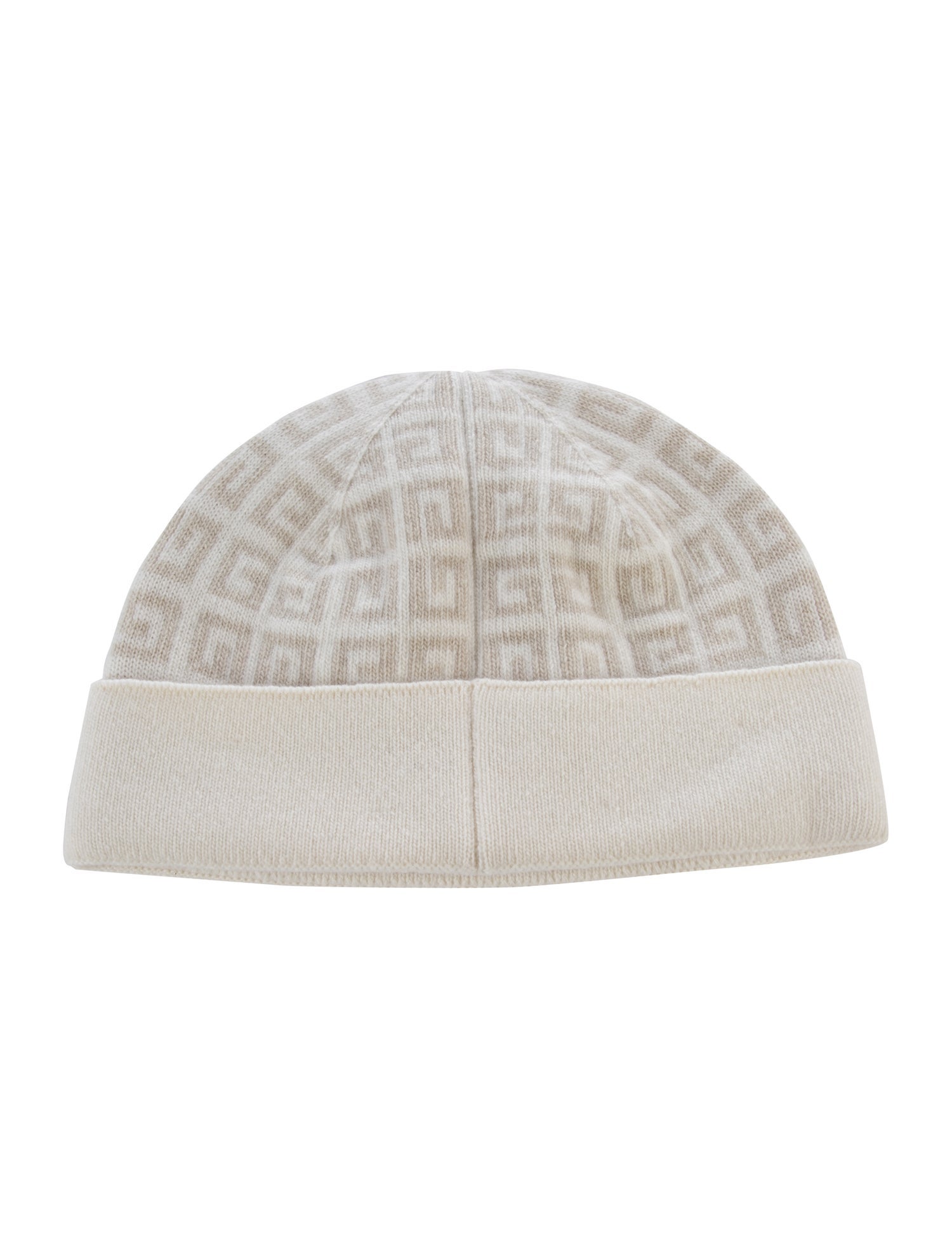 Givenchy Wool Pattern Logo Beanie