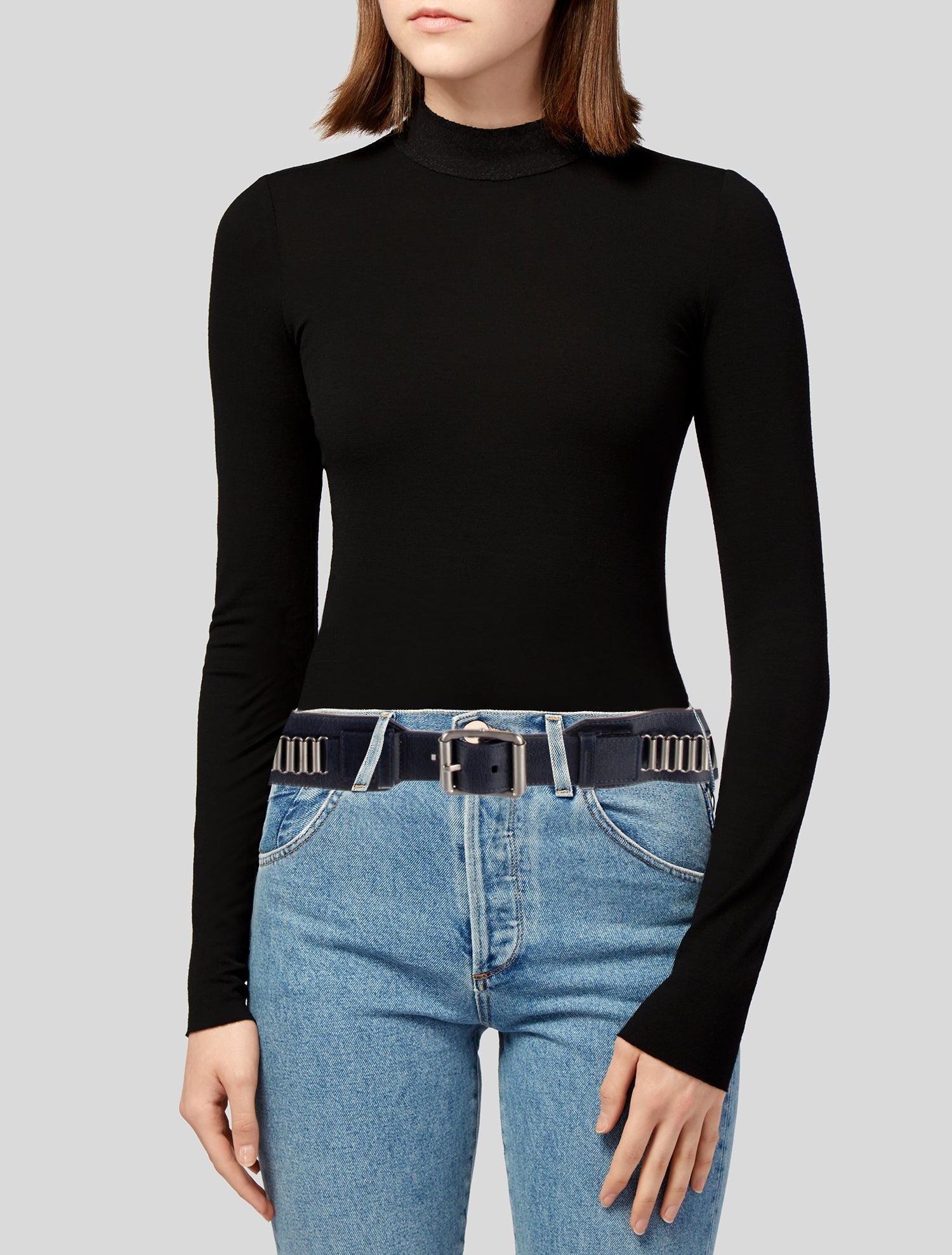 Givenchy Wide Leather Belt