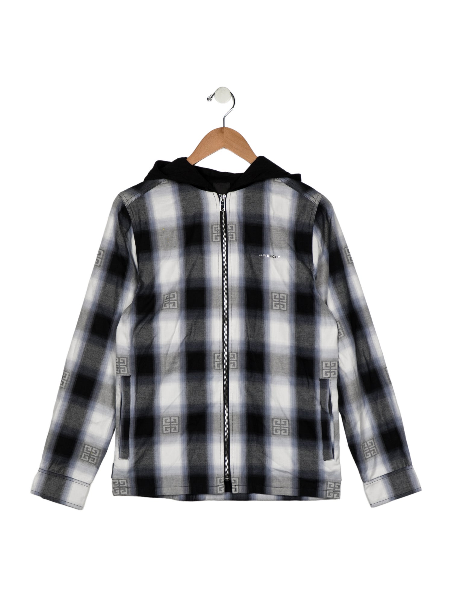 Givenchy Boys Pattern Printed Zip Closure Jacket