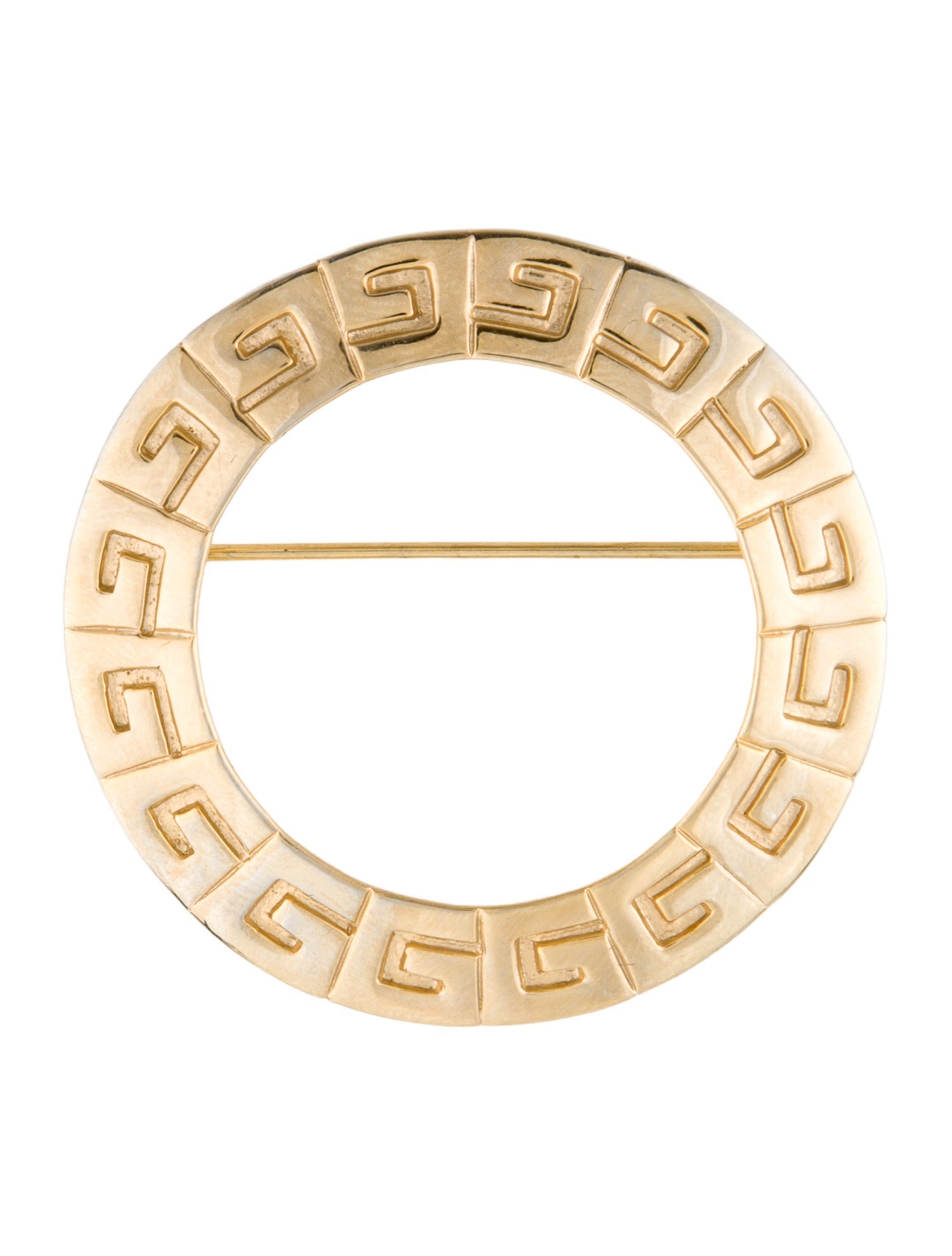 Givenchy Vintage Logo Brooch.