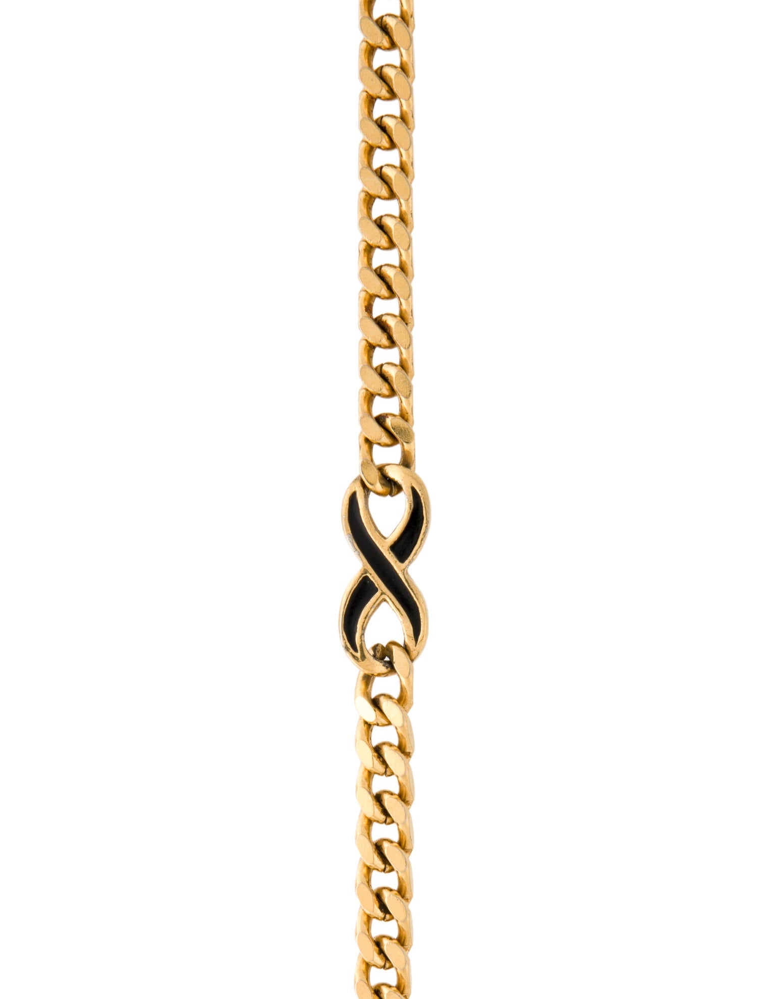 Givenchy Vintage Enamel Station Necklace