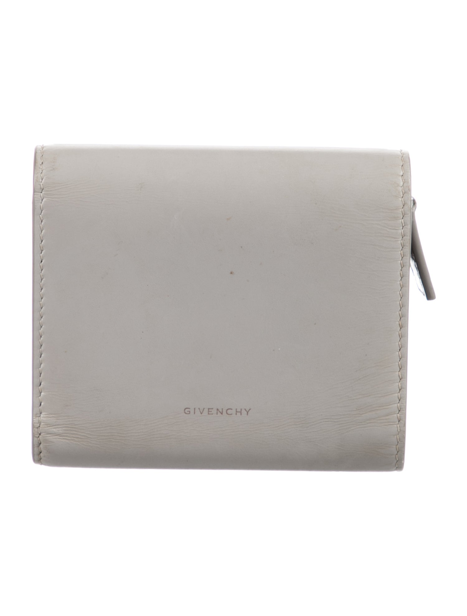 Givenchy Leather Printed Compact Wallet