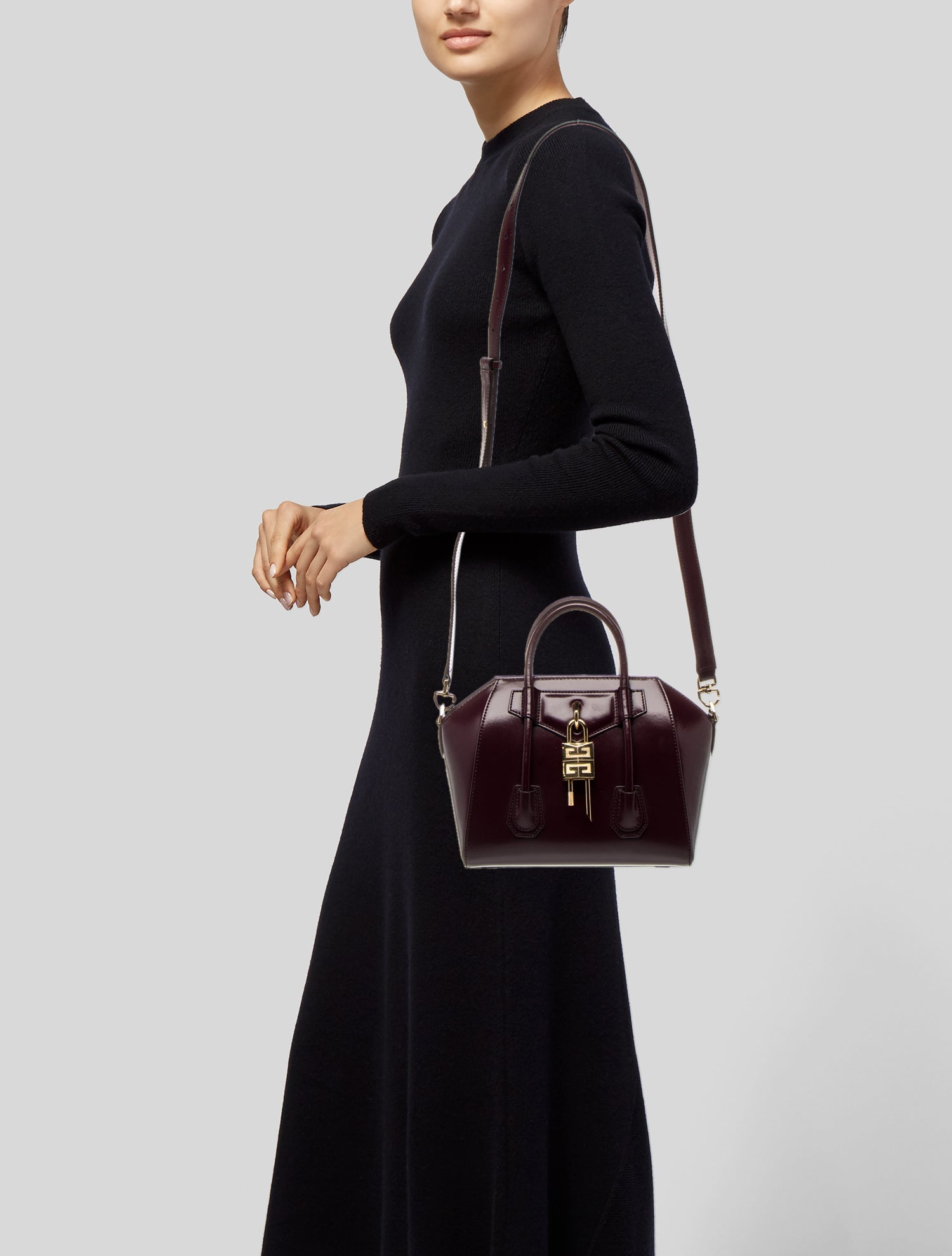 Givenchy Leather Antigona Lock Mini