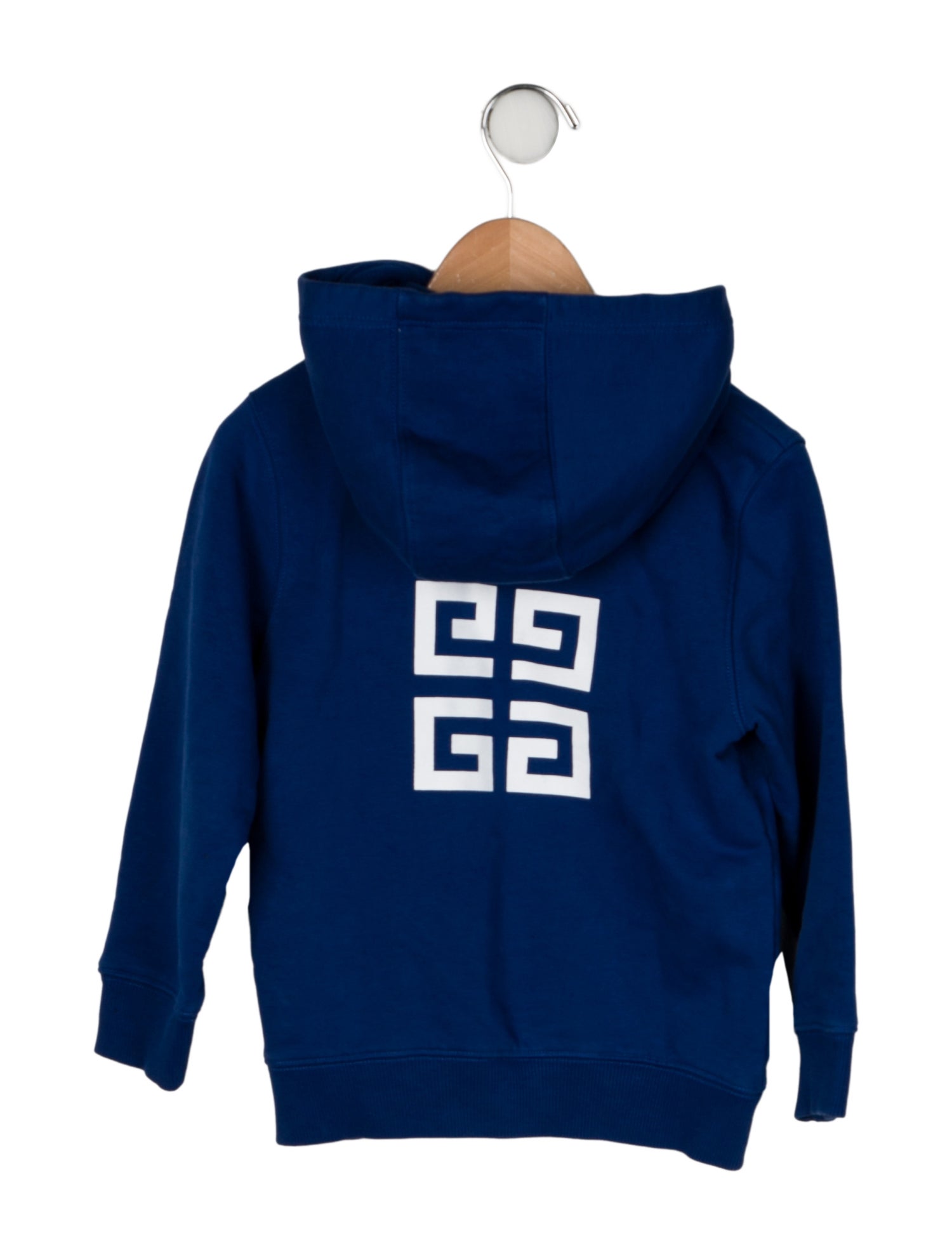 Givenchy Cotton Logo Print Hooded Sweatshirt